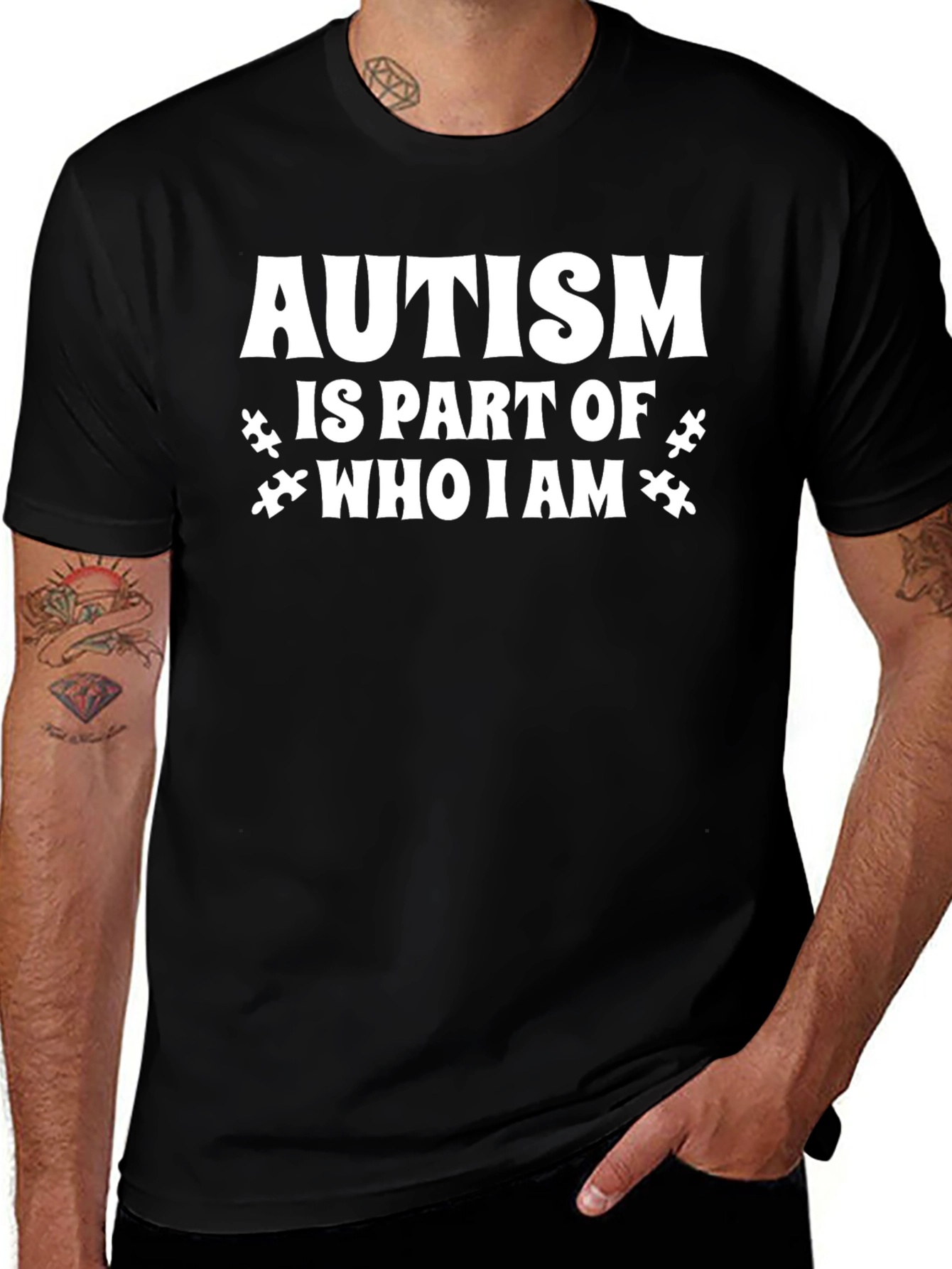 Autism Awareness Tee - Puzzle Piece Design