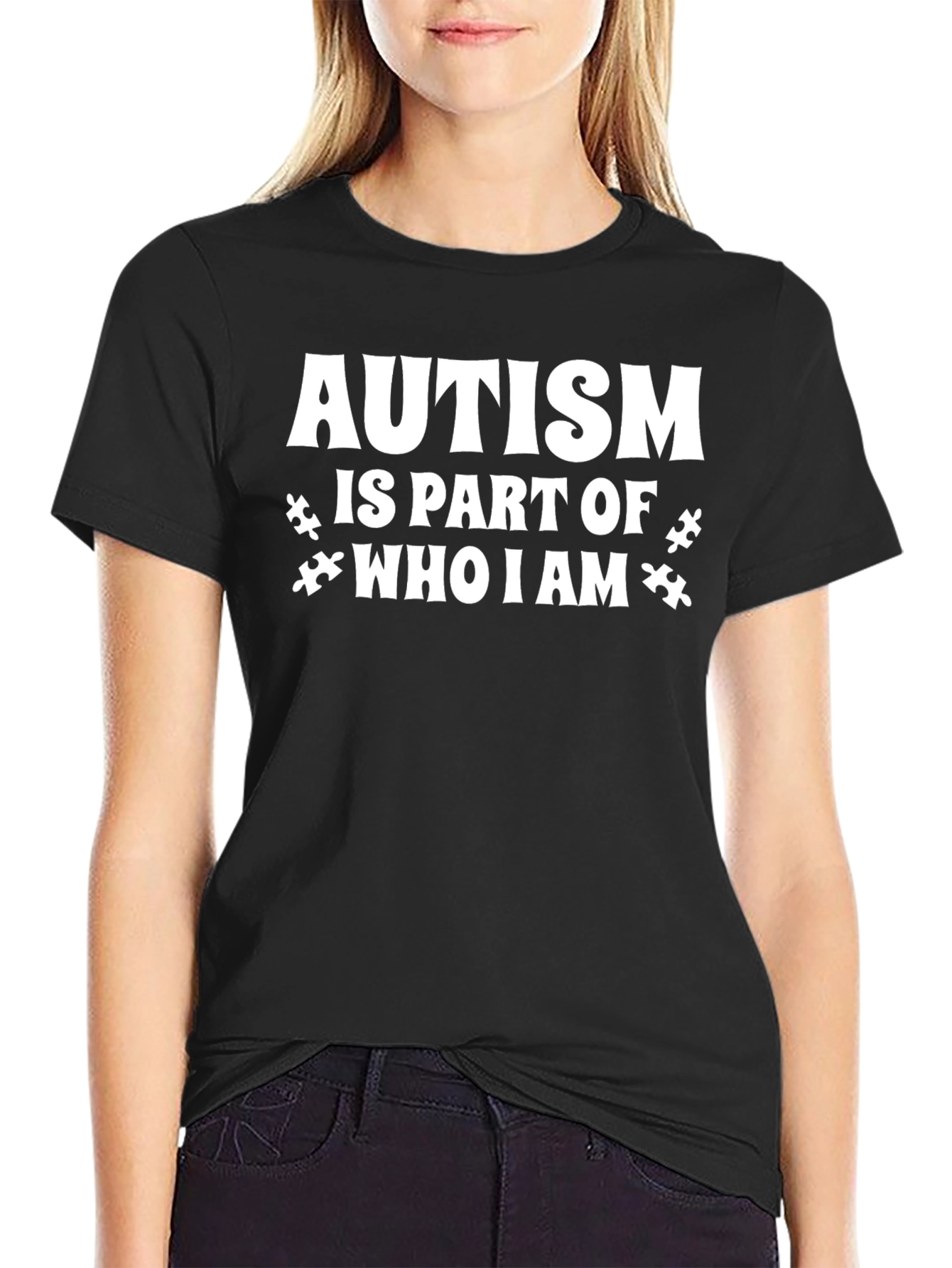 Autism Awareness Tee - Puzzle Piece Design