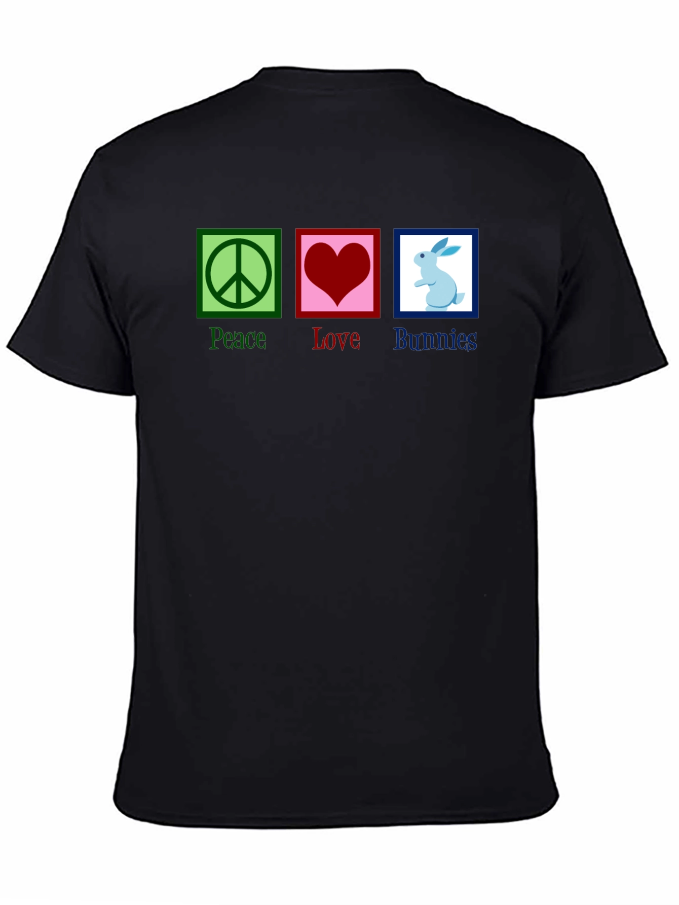 Peace Love Bunnies Graphic T-Shirt