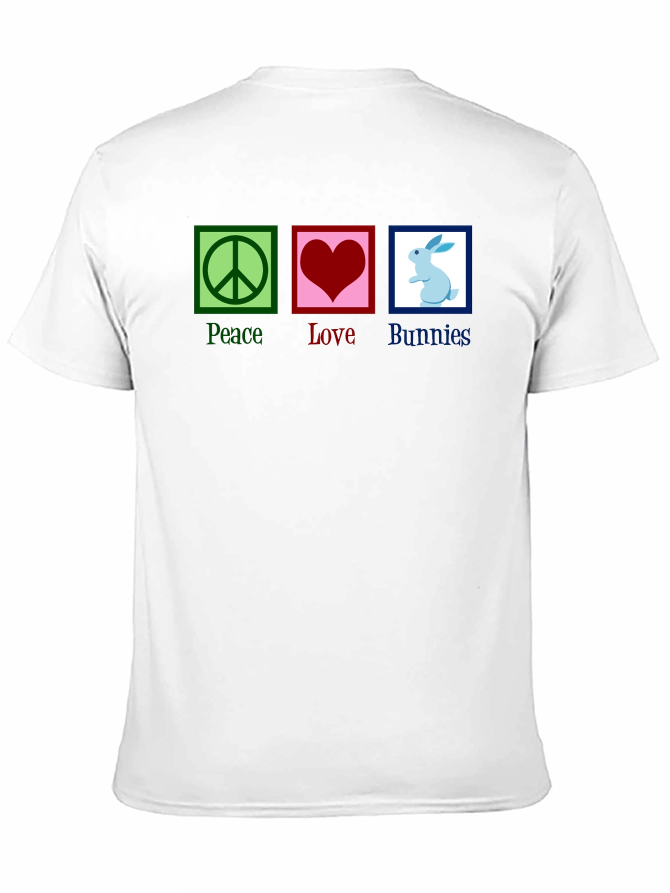 Peace Love Bunnies Graphic T-Shirt