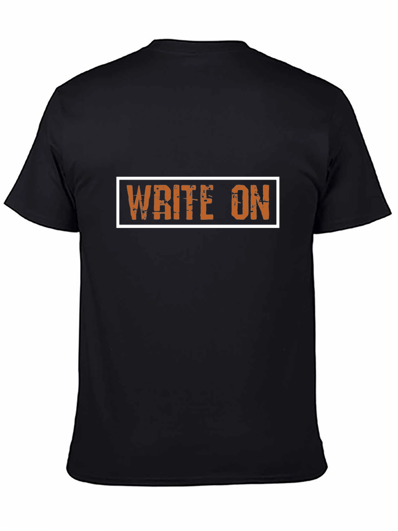 Write On Graphic Tee - Black Casual T-Shirt