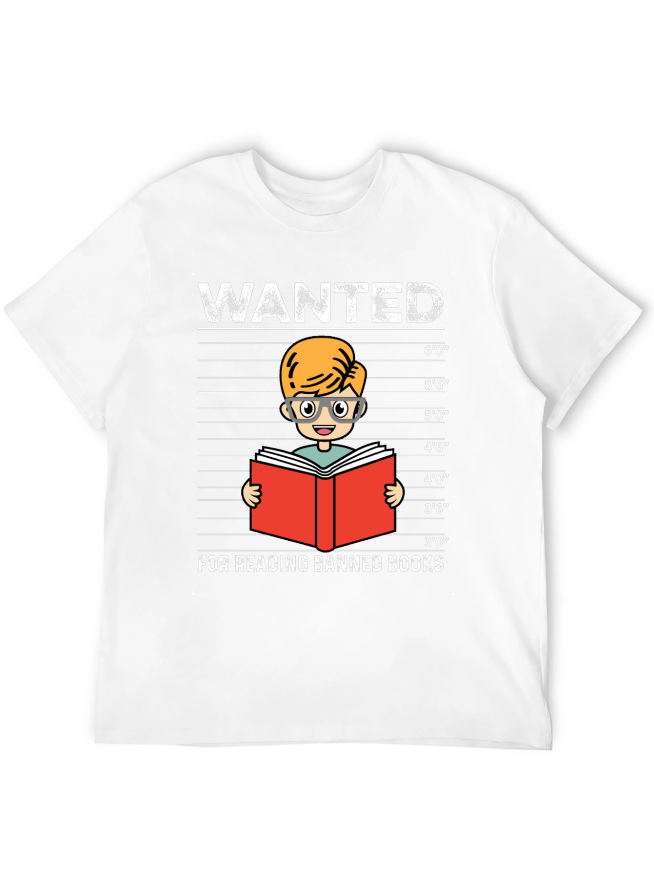 Wanted For Reading Banned Books T-Shirt