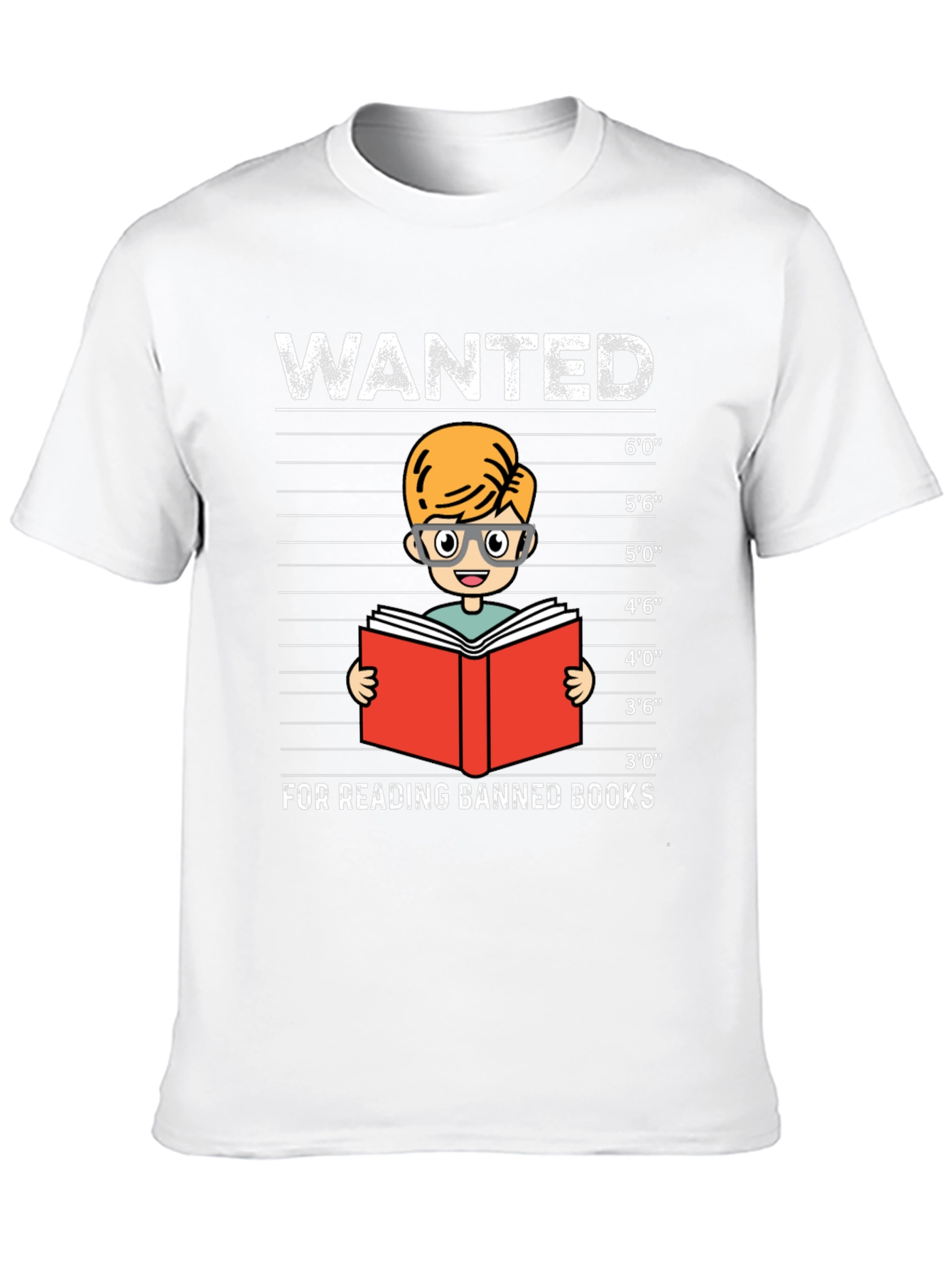 Wanted For Reading Banned Books T-Shirt