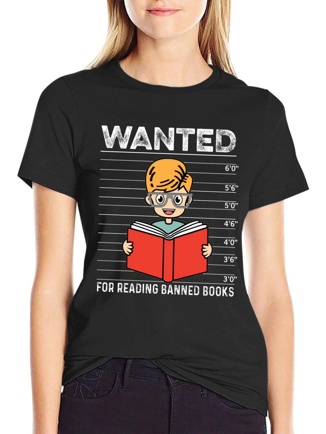 Wanted For Reading Banned Books T-Shirt