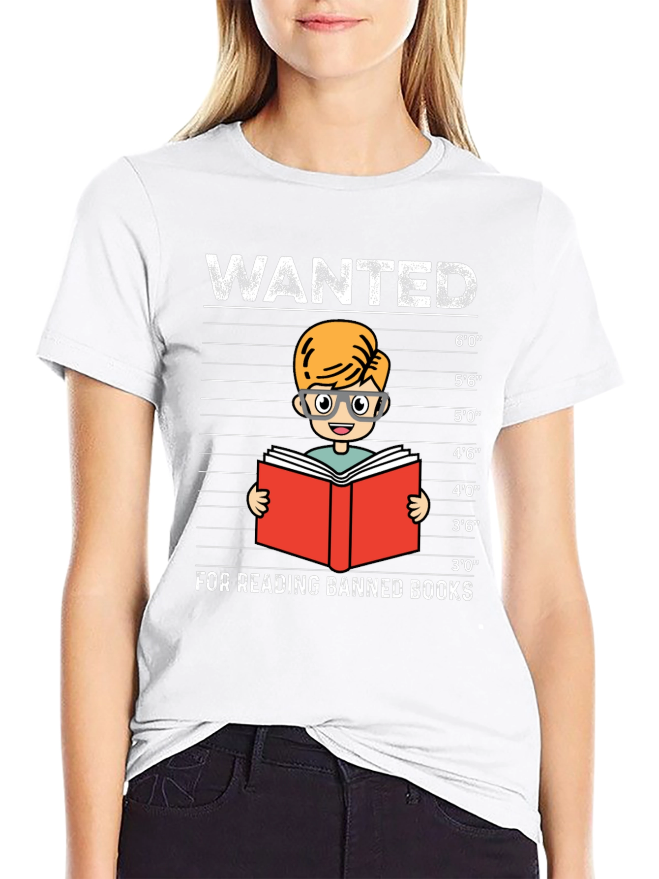 Wanted For Reading Banned Books T-Shirt