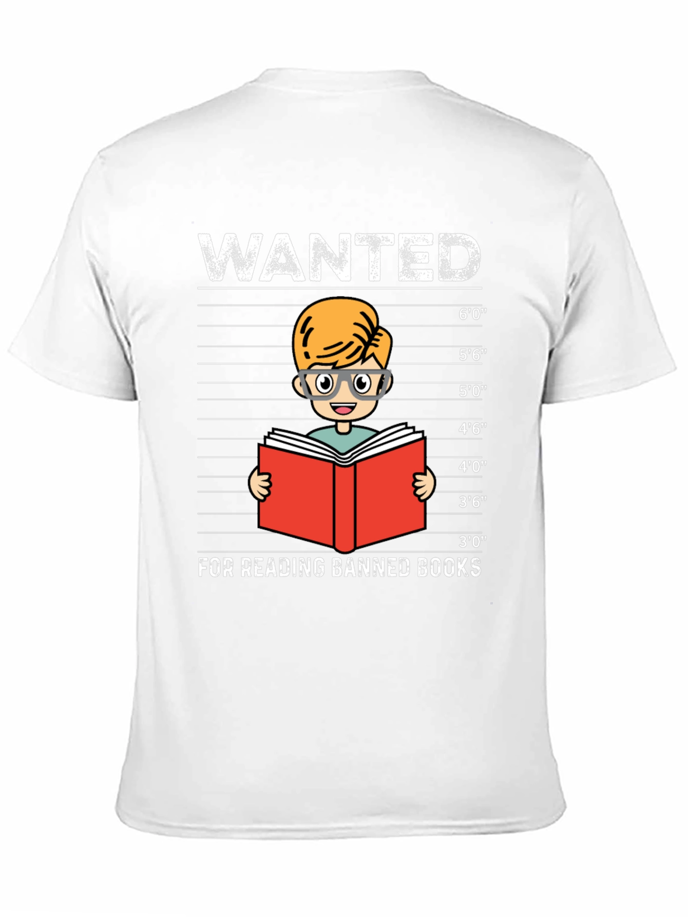 Wanted For Reading Banned Books T-Shirt