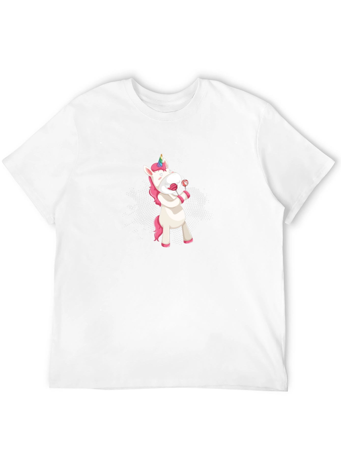 Unicorn Lollipop Black Graphic Tee