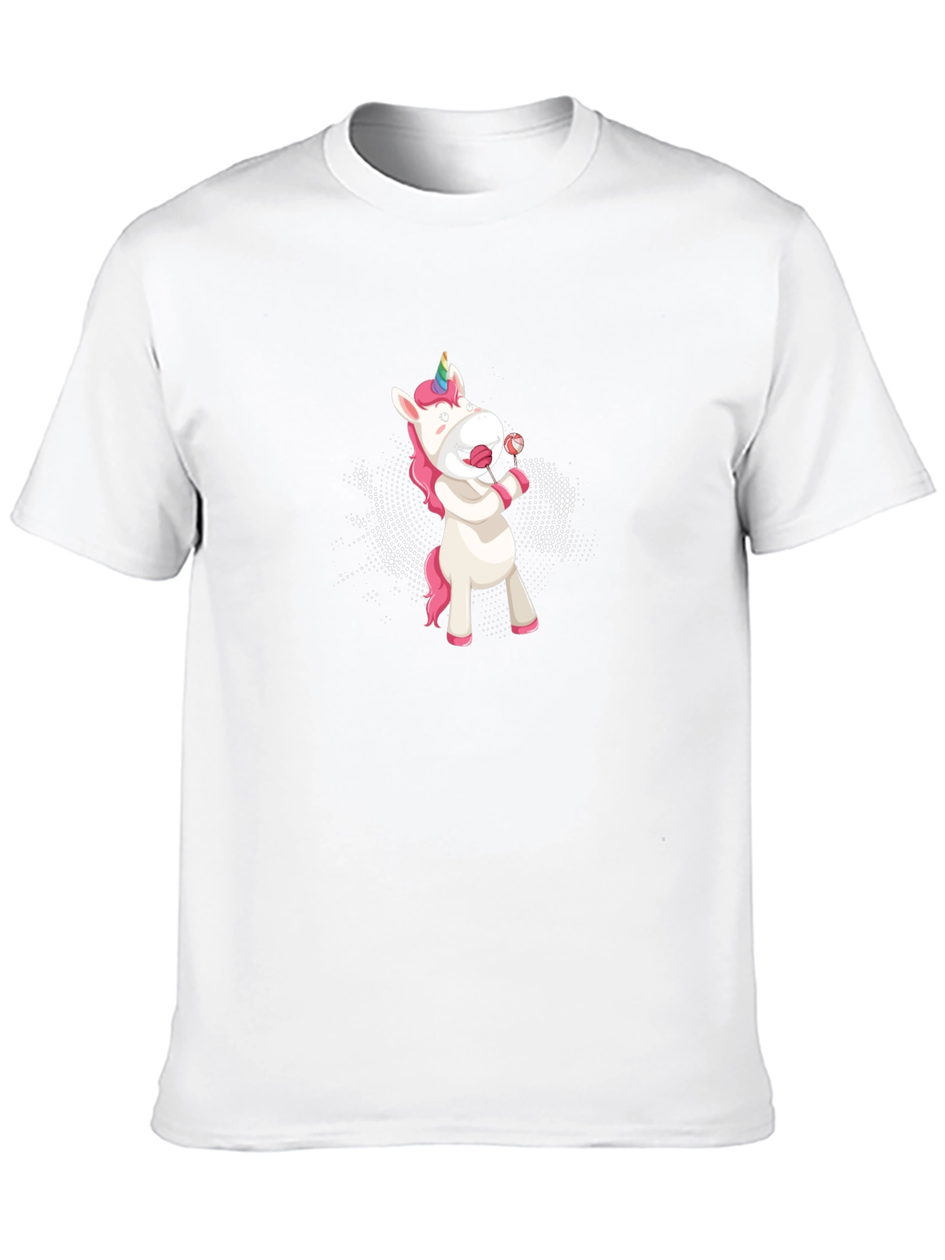 Unicorn Lollipop Black Graphic Tee
