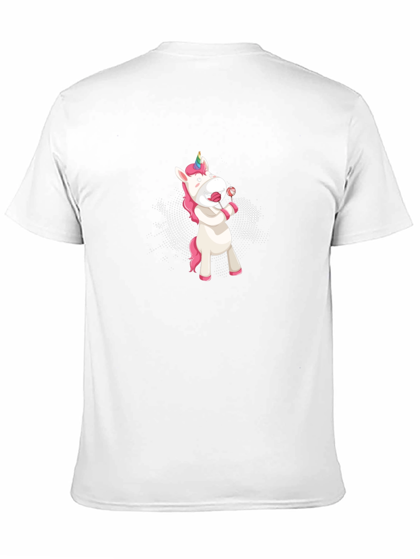 Unicorn Lollipop Black Graphic Tee