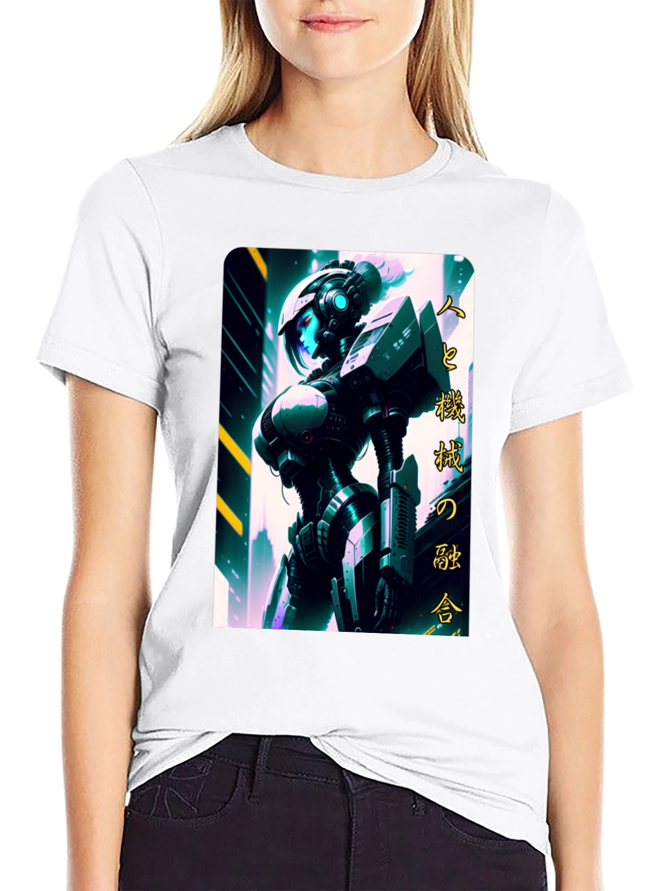 Cyberpunk Android Graphic T-Shirt