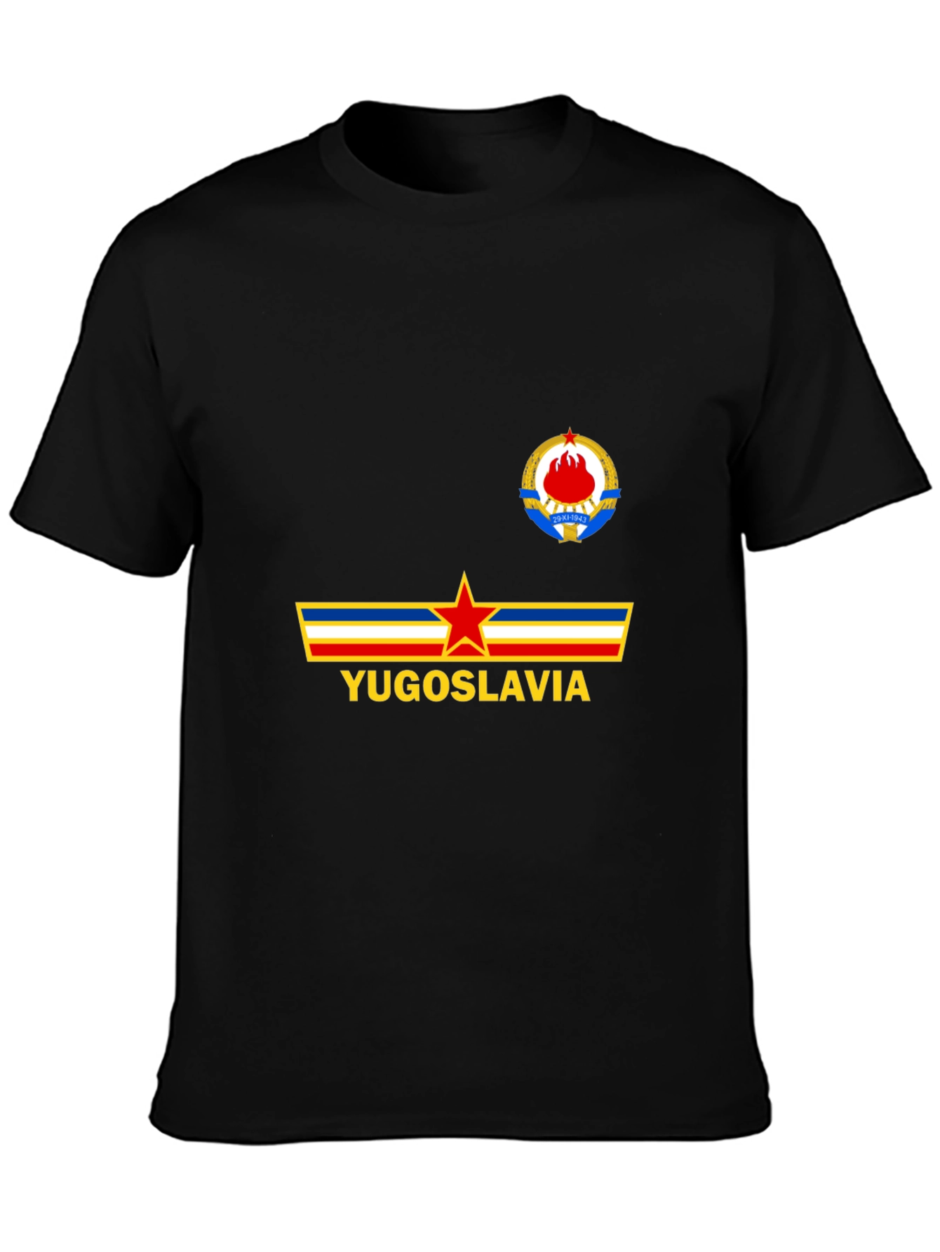 Yugoslavia Emblem Graphic T-Shirt