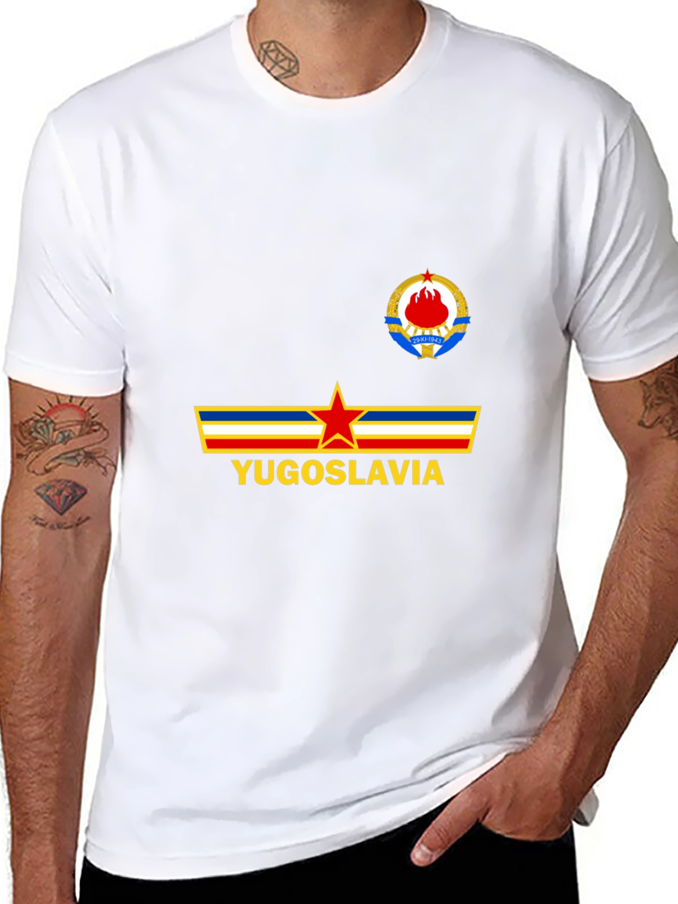 Yugoslavia Emblem Graphic T-Shirt