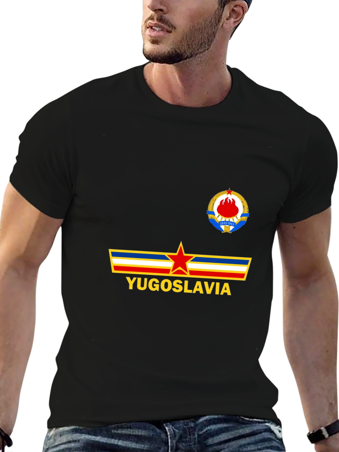 Yugoslavia Emblem Graphic T-Shirt