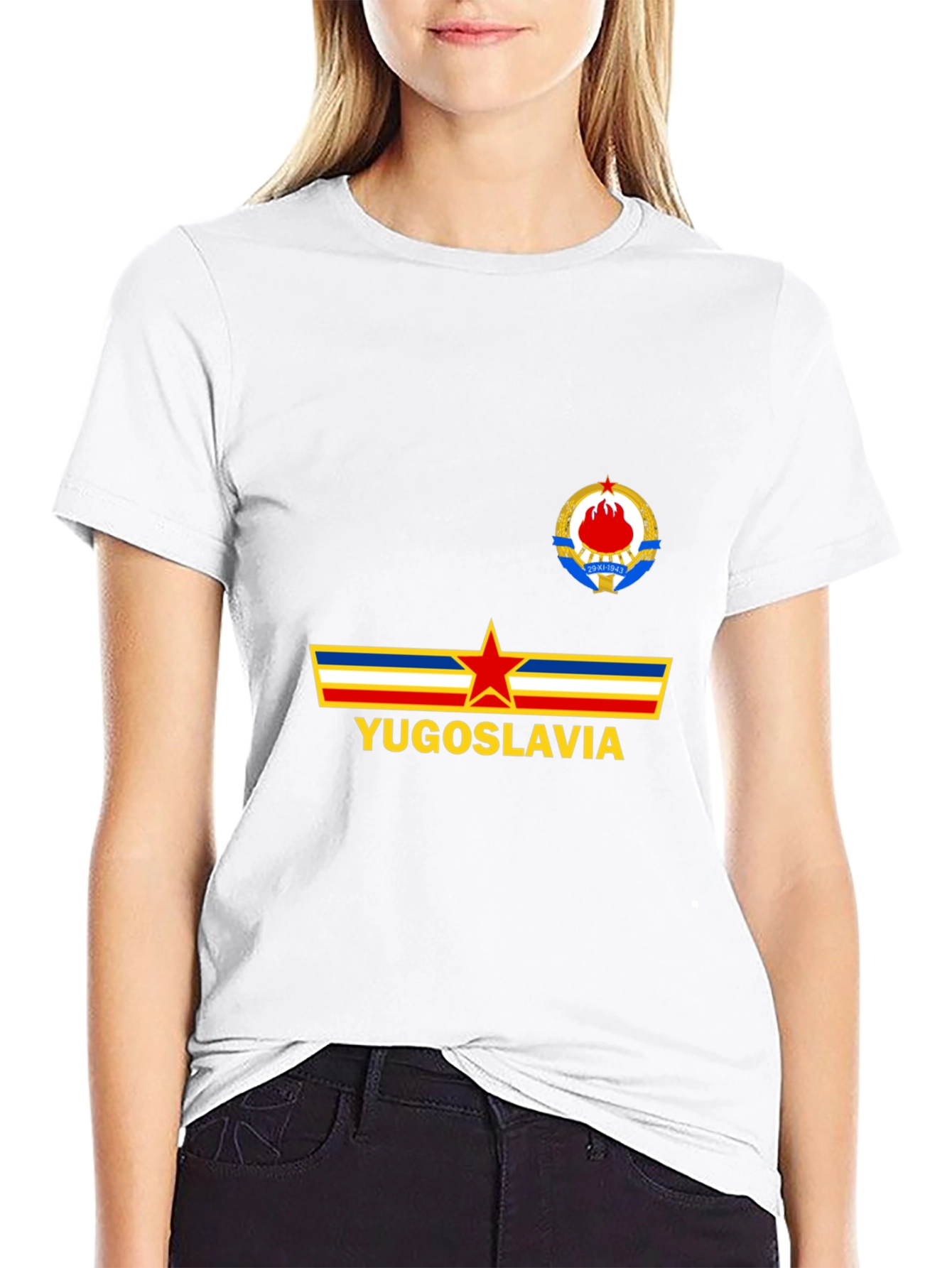 Yugoslavia Emblem Graphic T-Shirt
