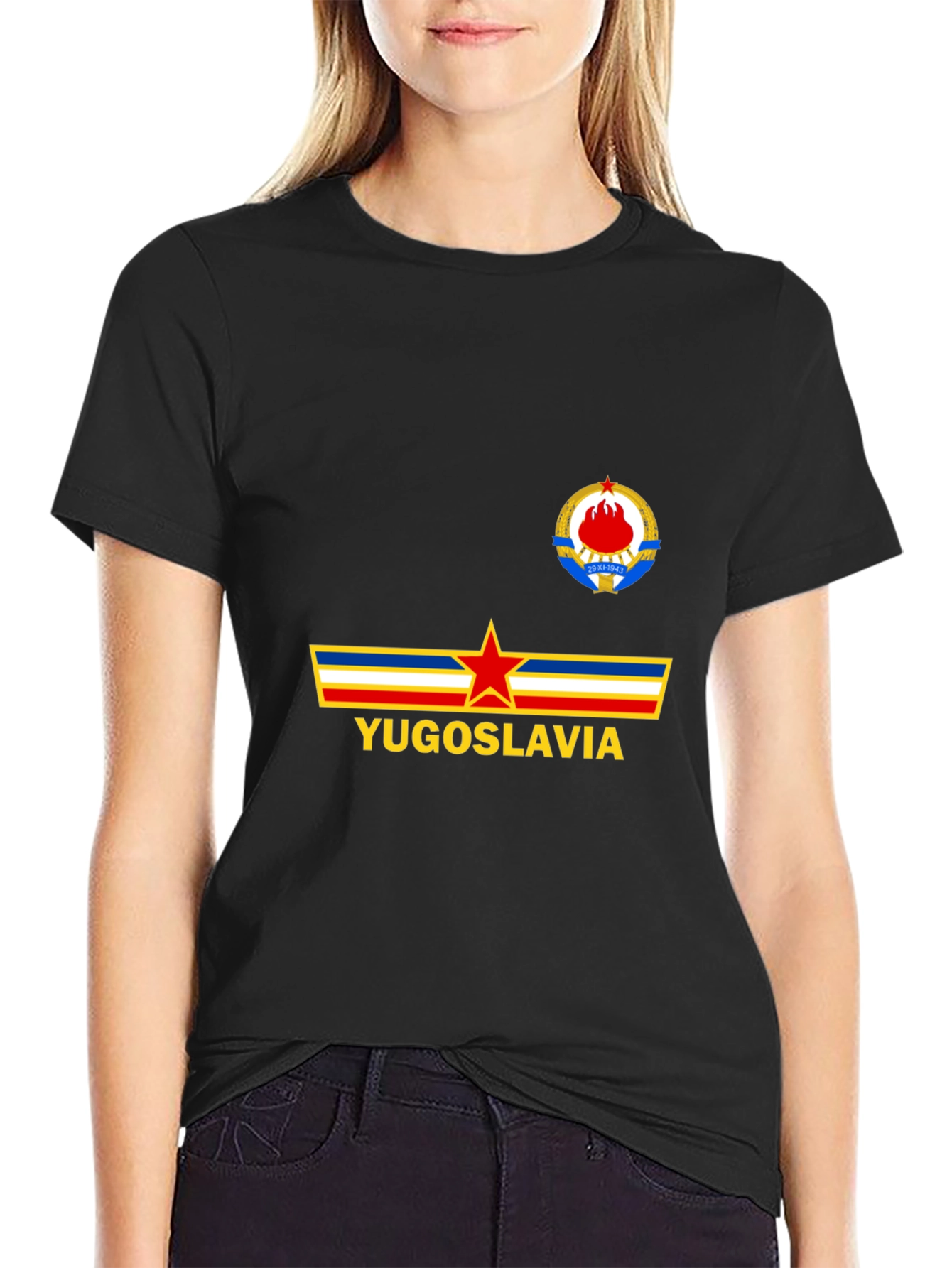Yugoslavia Emblem Graphic T-Shirt