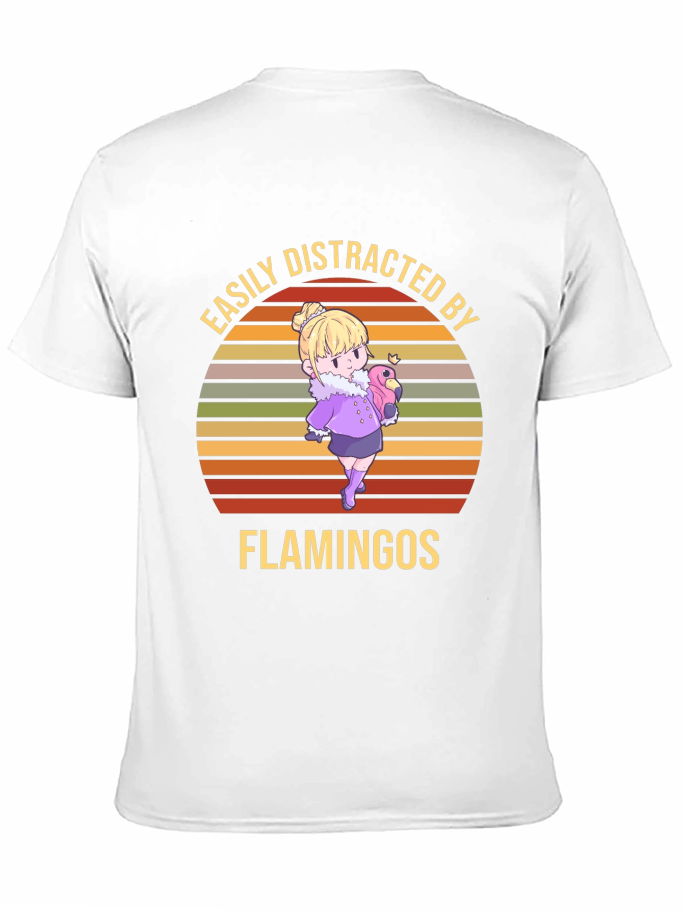 Easily Distracted By Flamingos Tee