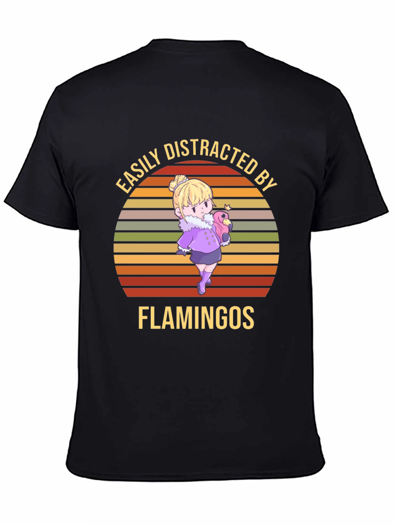 Easily Distracted By Flamingos Tee