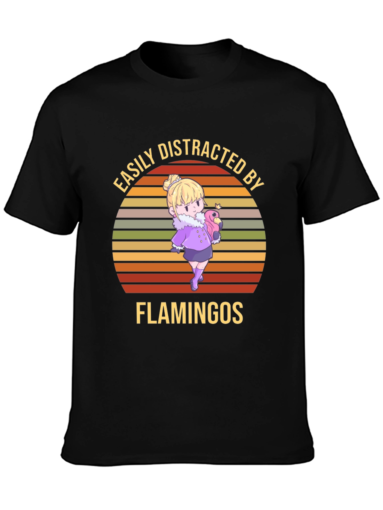 Easily Distracted By Flamingos Tee