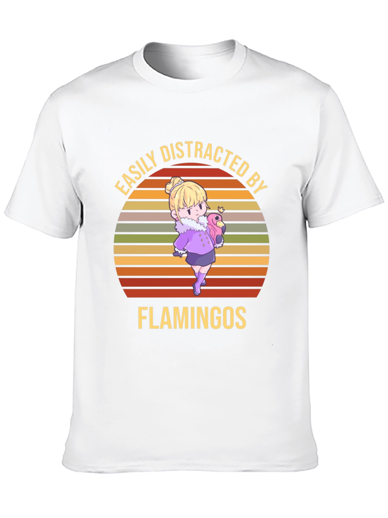 Easily Distracted By Flamingos Tee
