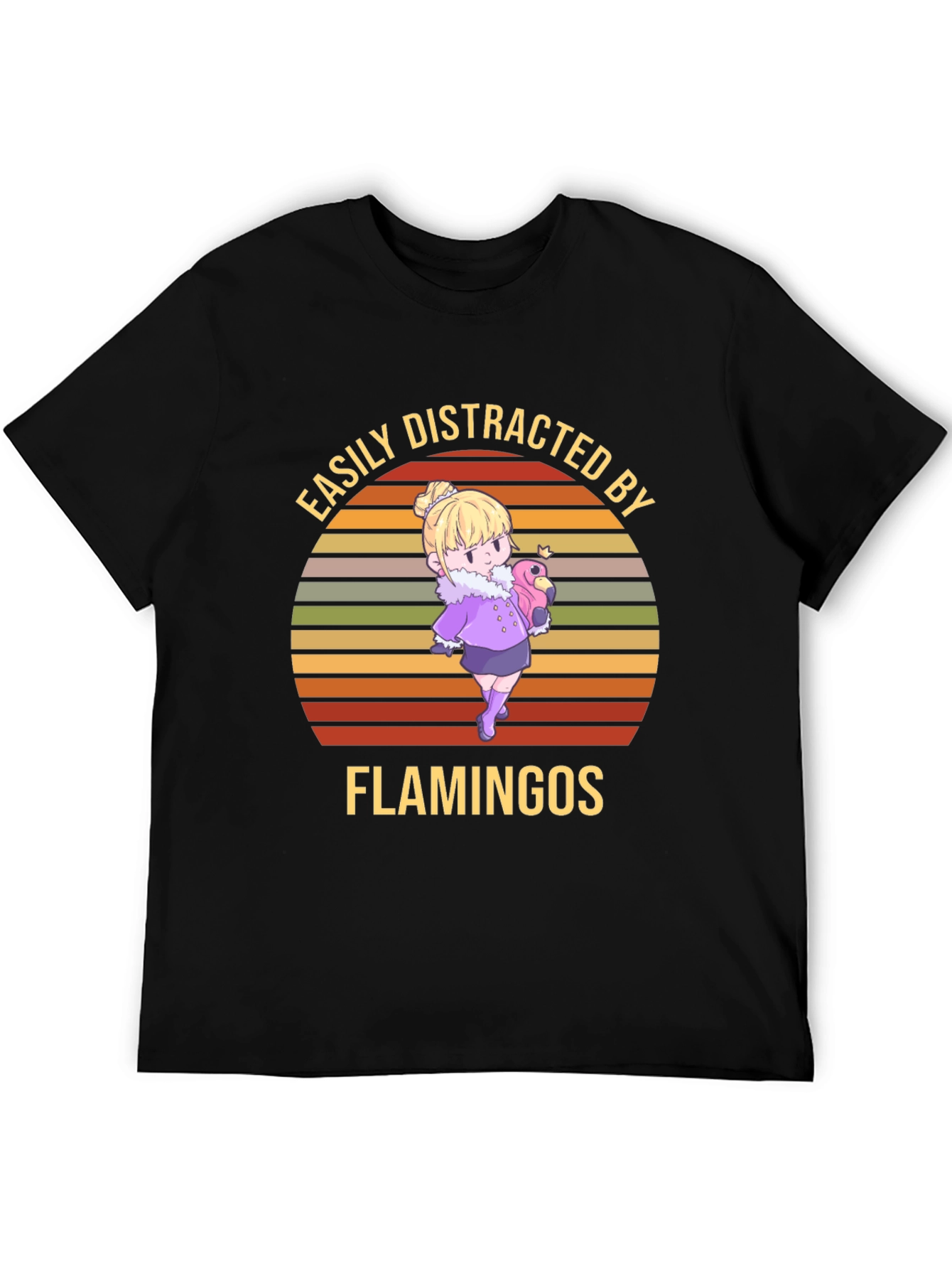 Easily Distracted By Flamingos Tee
