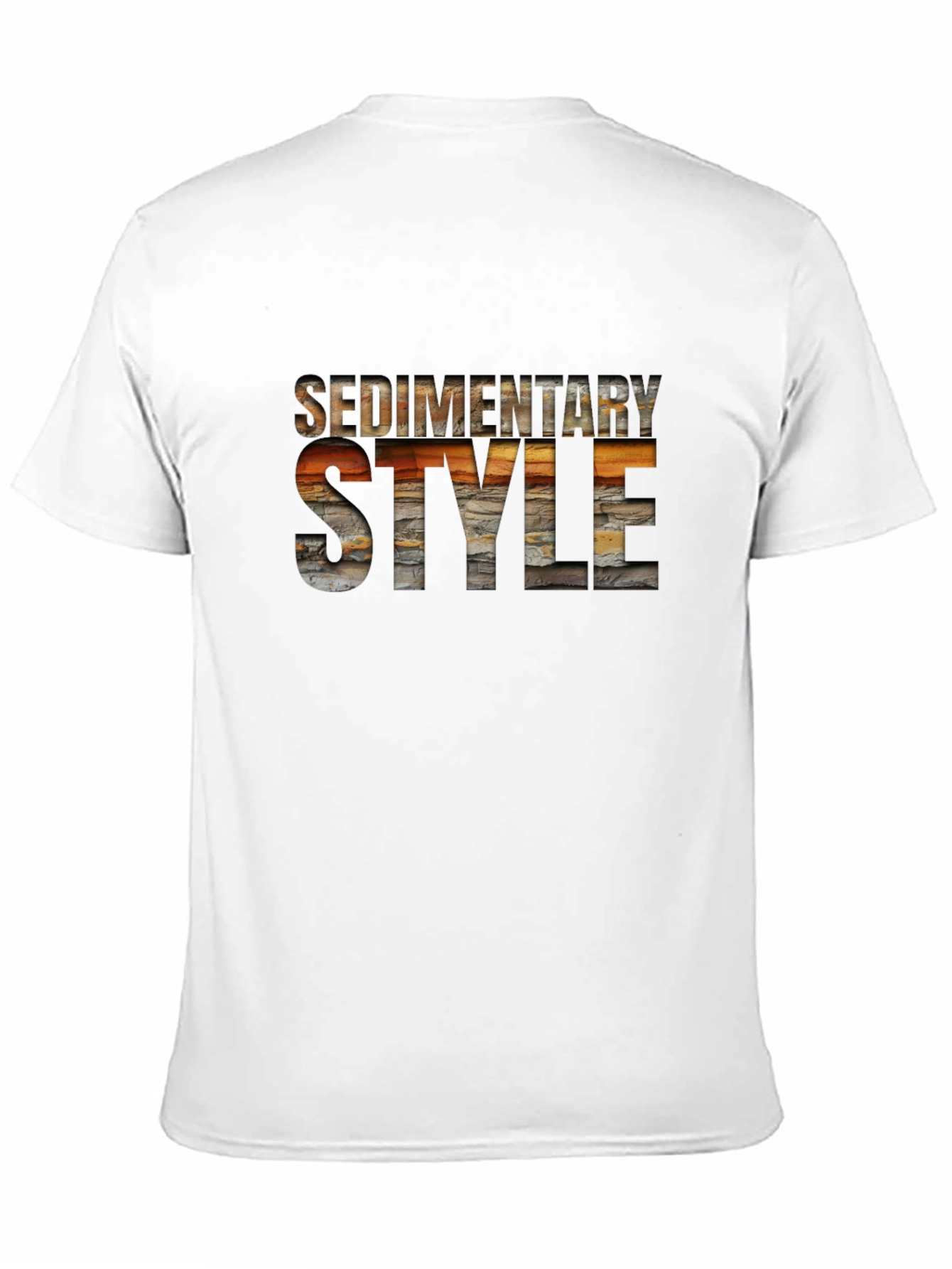 Sedimentary Style Black T-Shirt
