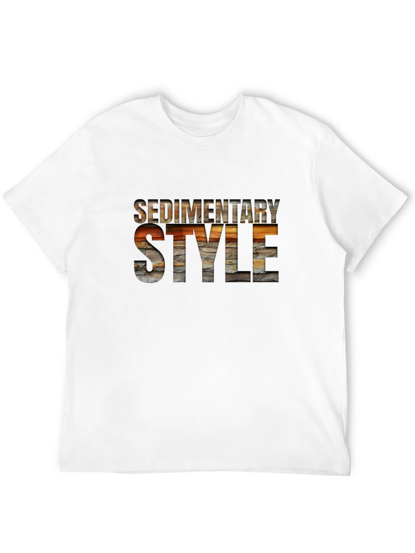 Sedimentary Style Black T-Shirt