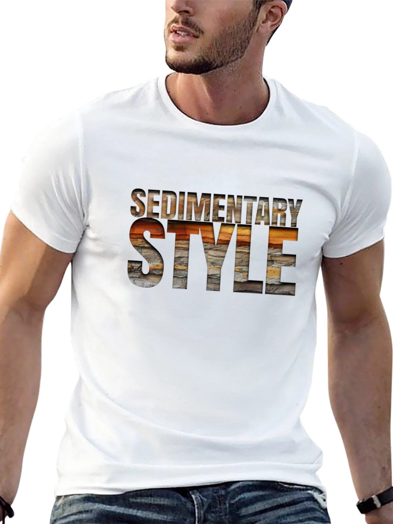 Sedimentary Style Black T-Shirt