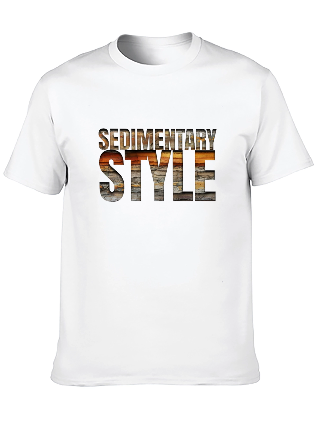 Sedimentary Style Black T-Shirt