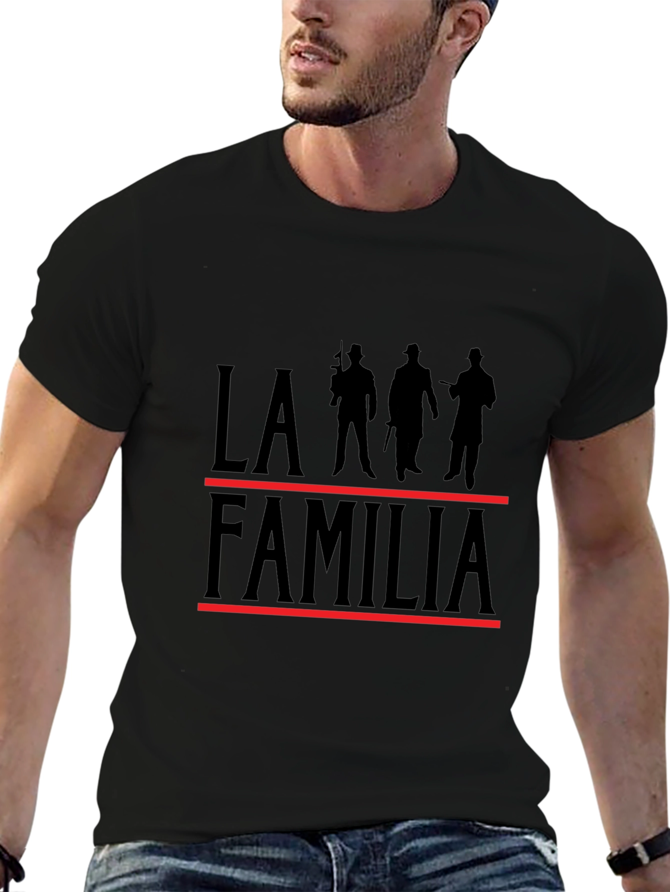 La Familia Graphic Tee - Mafia Inspired