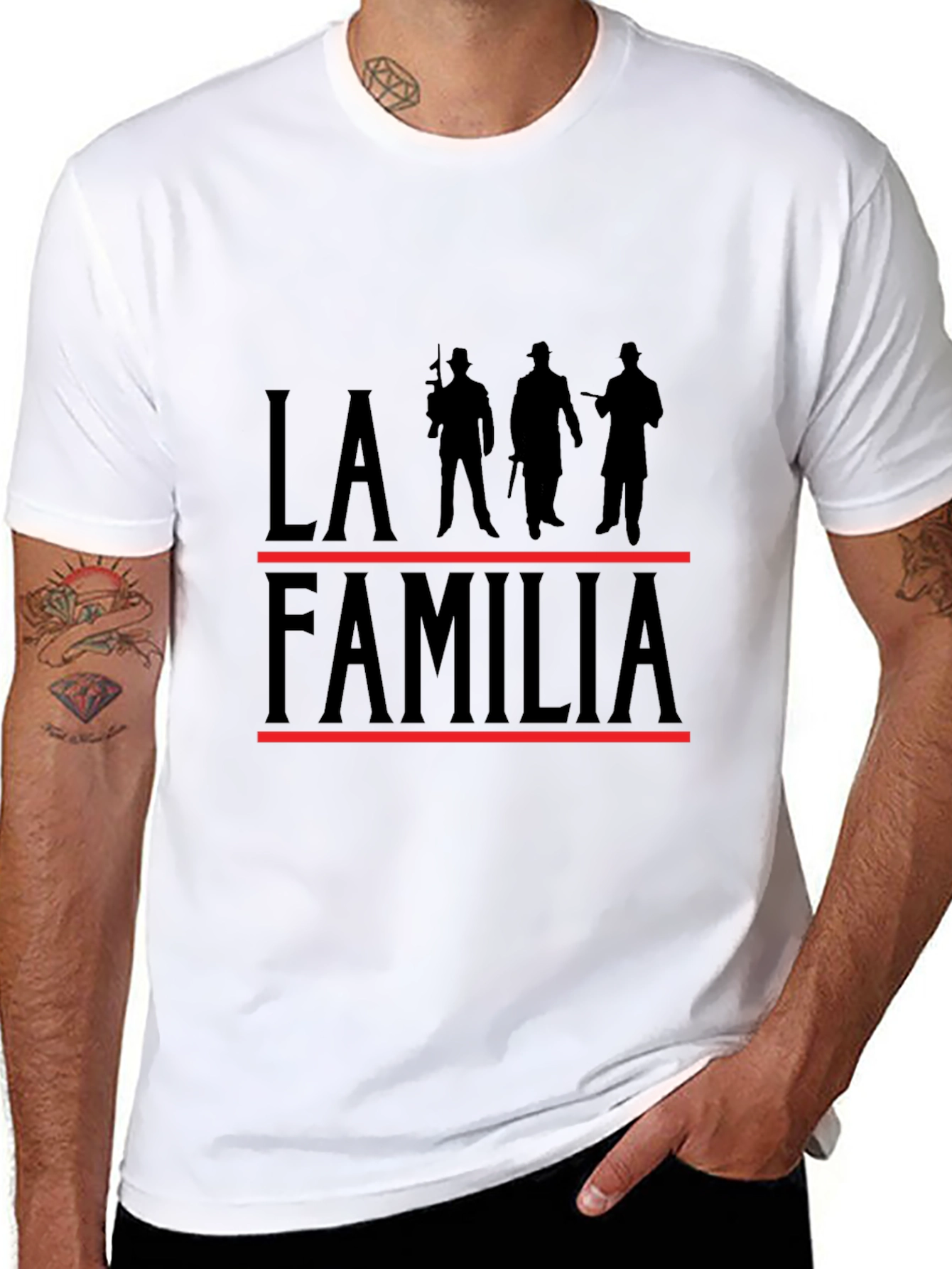 La Familia Graphic Tee - Mafia Inspired