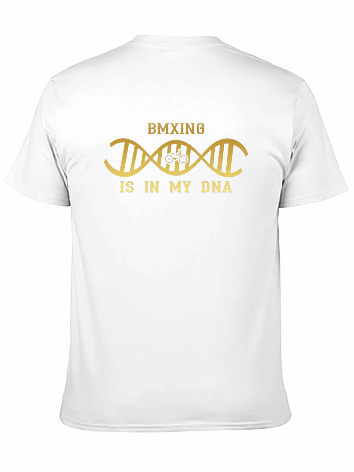 BMX DNA T-Shirt - Black Stylish Graphic Tee