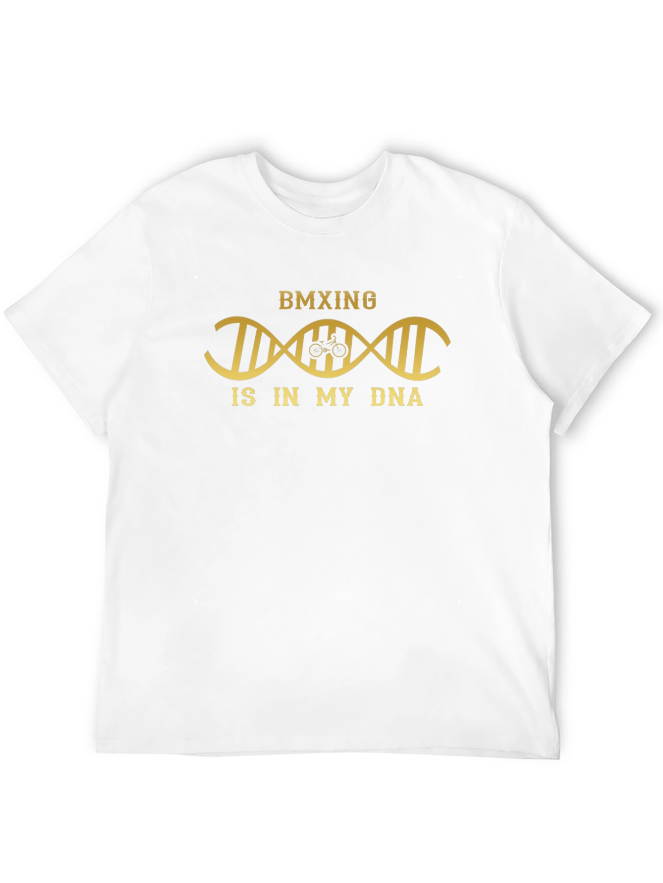 BMX DNA T-Shirt - Black Stylish Graphic Tee