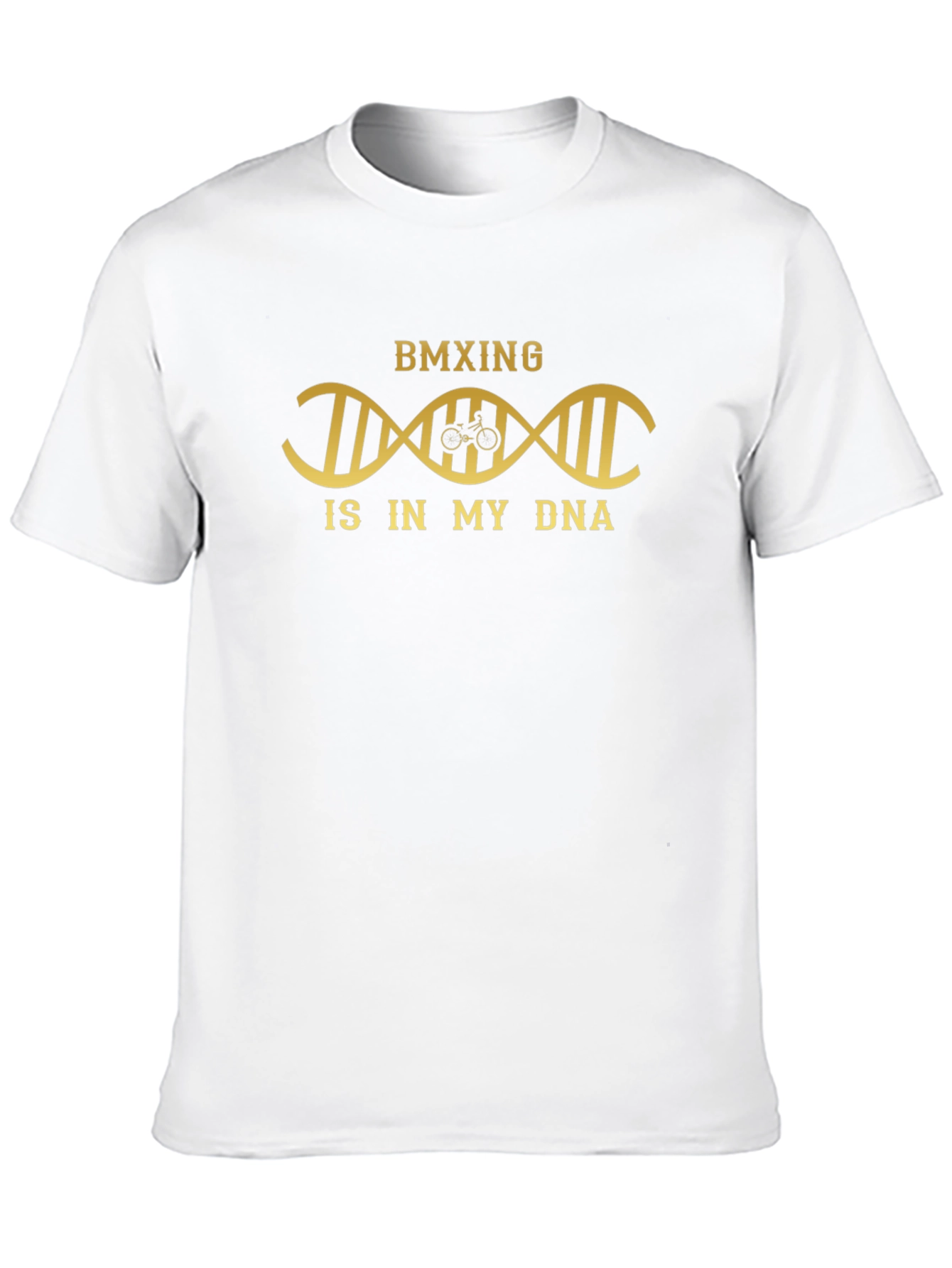 BMX DNA T-Shirt - Black Stylish Graphic Tee