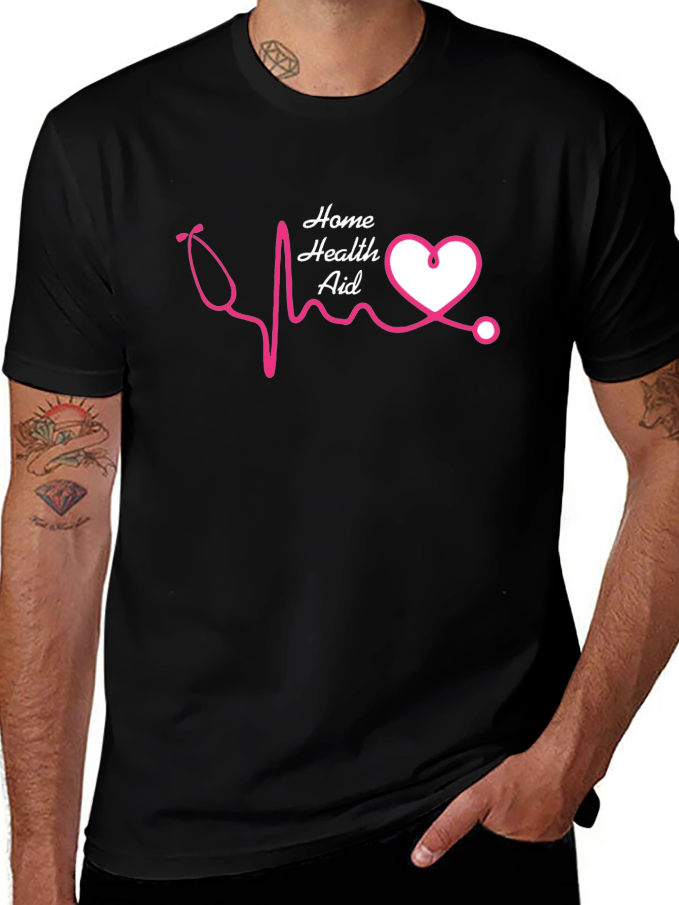 Home Health Aid Heartbeat T-Shirt