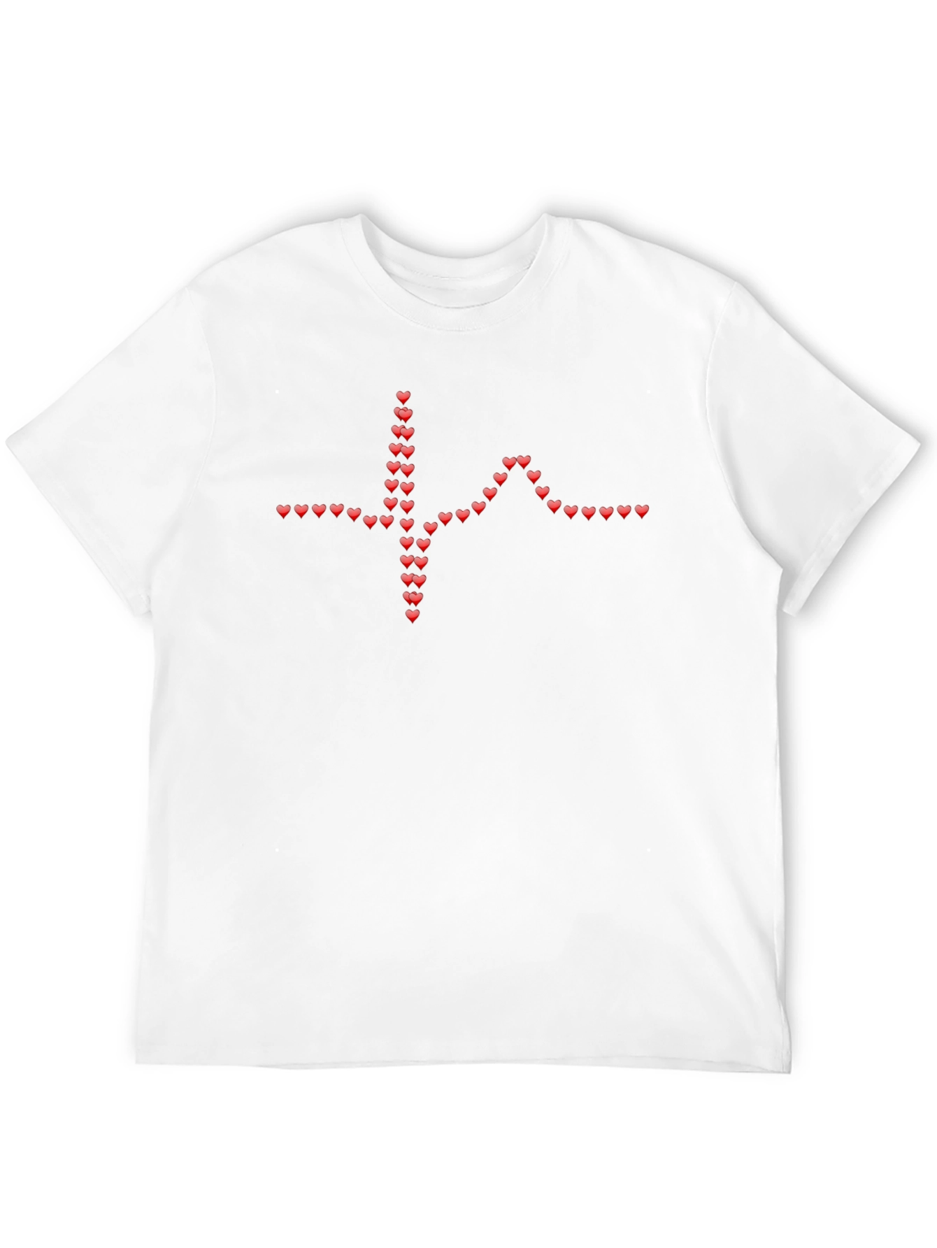 Heartbeat Love Tee - Unique Heart Design
