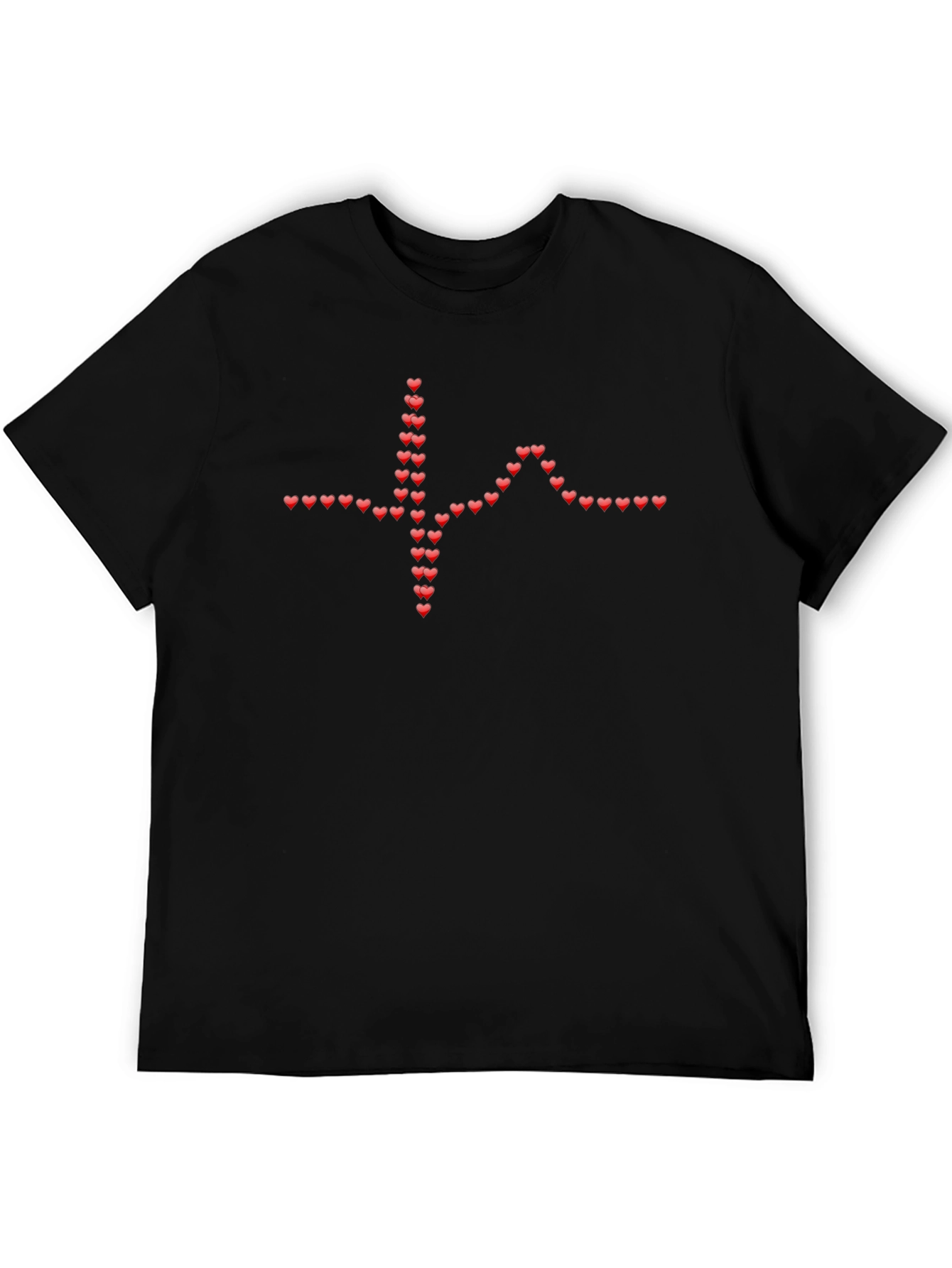 Heartbeat Love Tee - Unique Heart Design