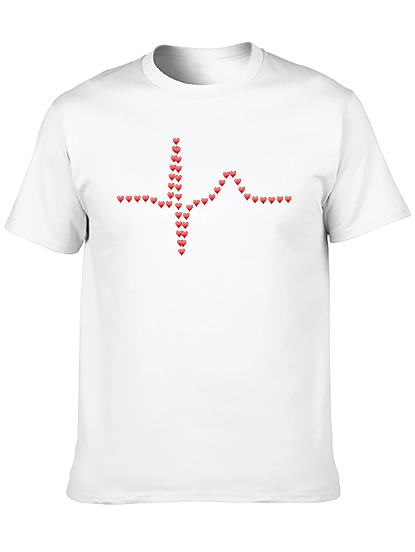 Heartbeat Love Tee - Unique Heart Design