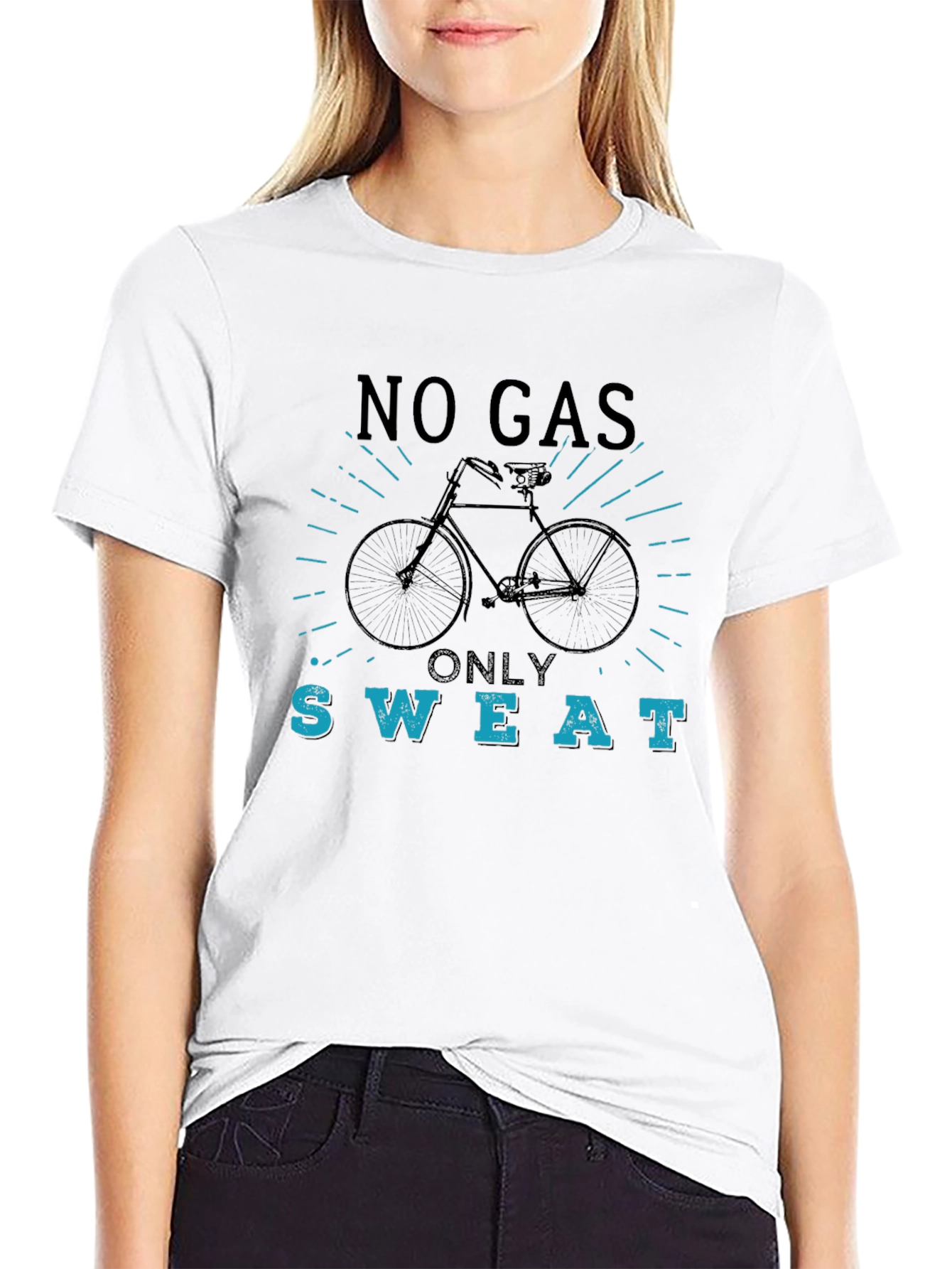 No Gas Only Sweat Bike T-Shirt