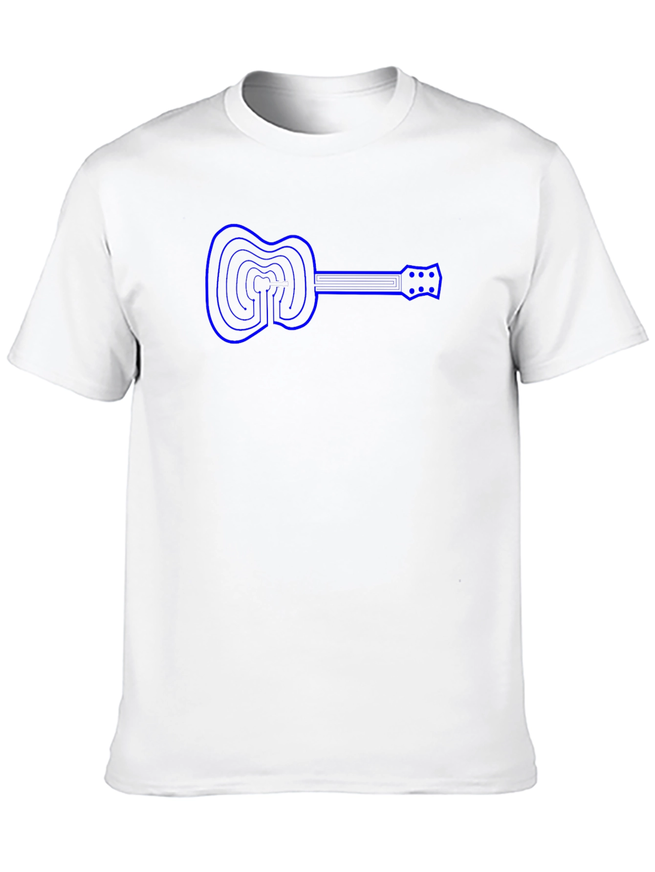 Guitar Graphic T-Shirt - Casual Wear