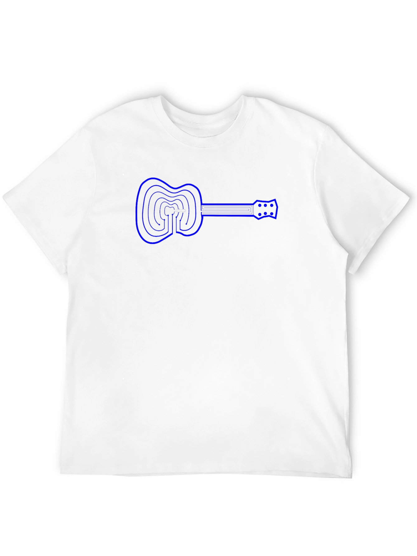 Guitar Graphic T-Shirt - Casual Wear