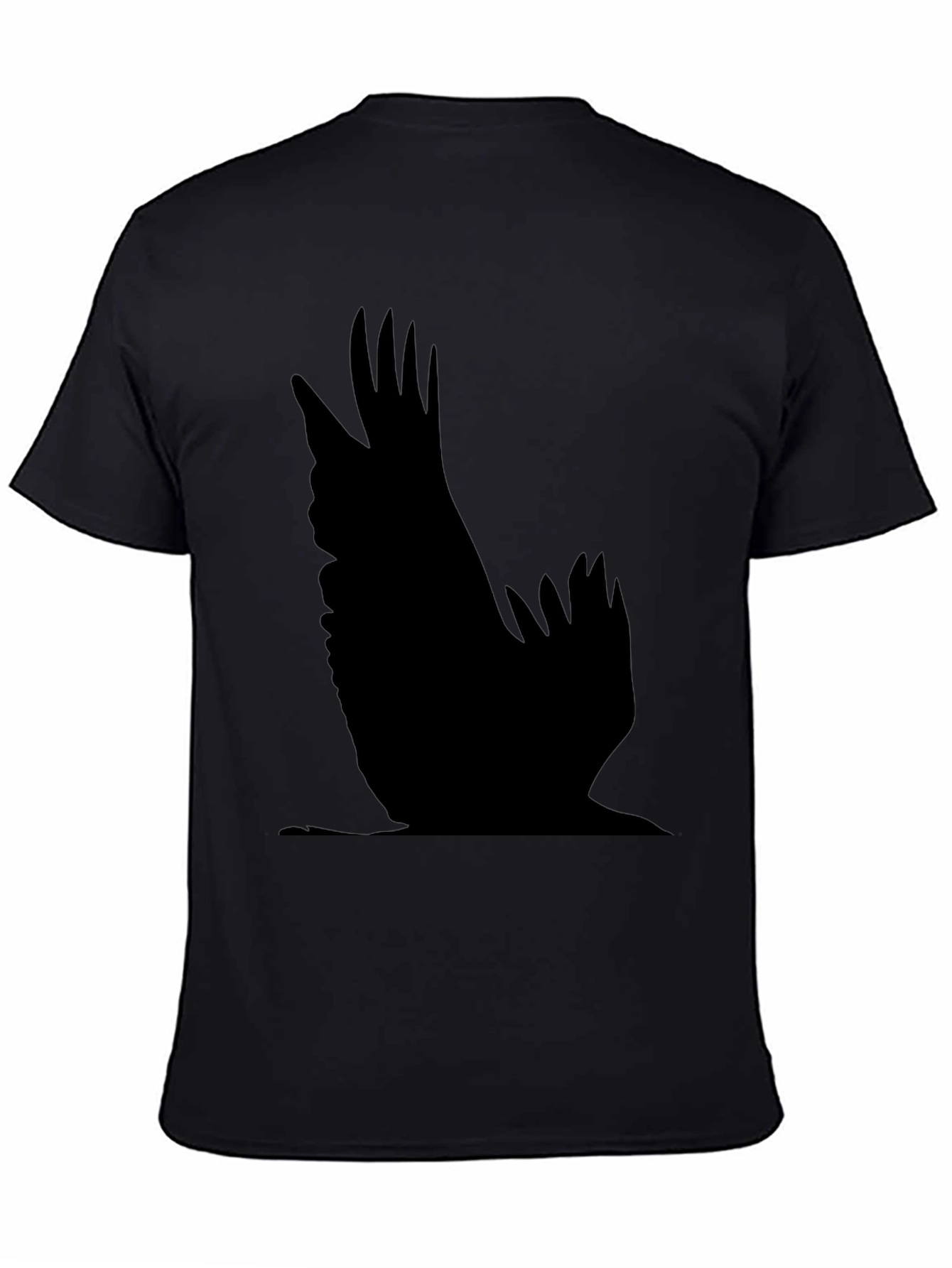 Raven Silhouette Black T-Shirt