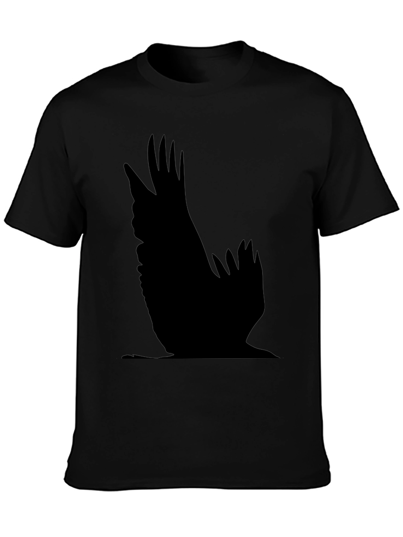 Raven Silhouette Black T-Shirt