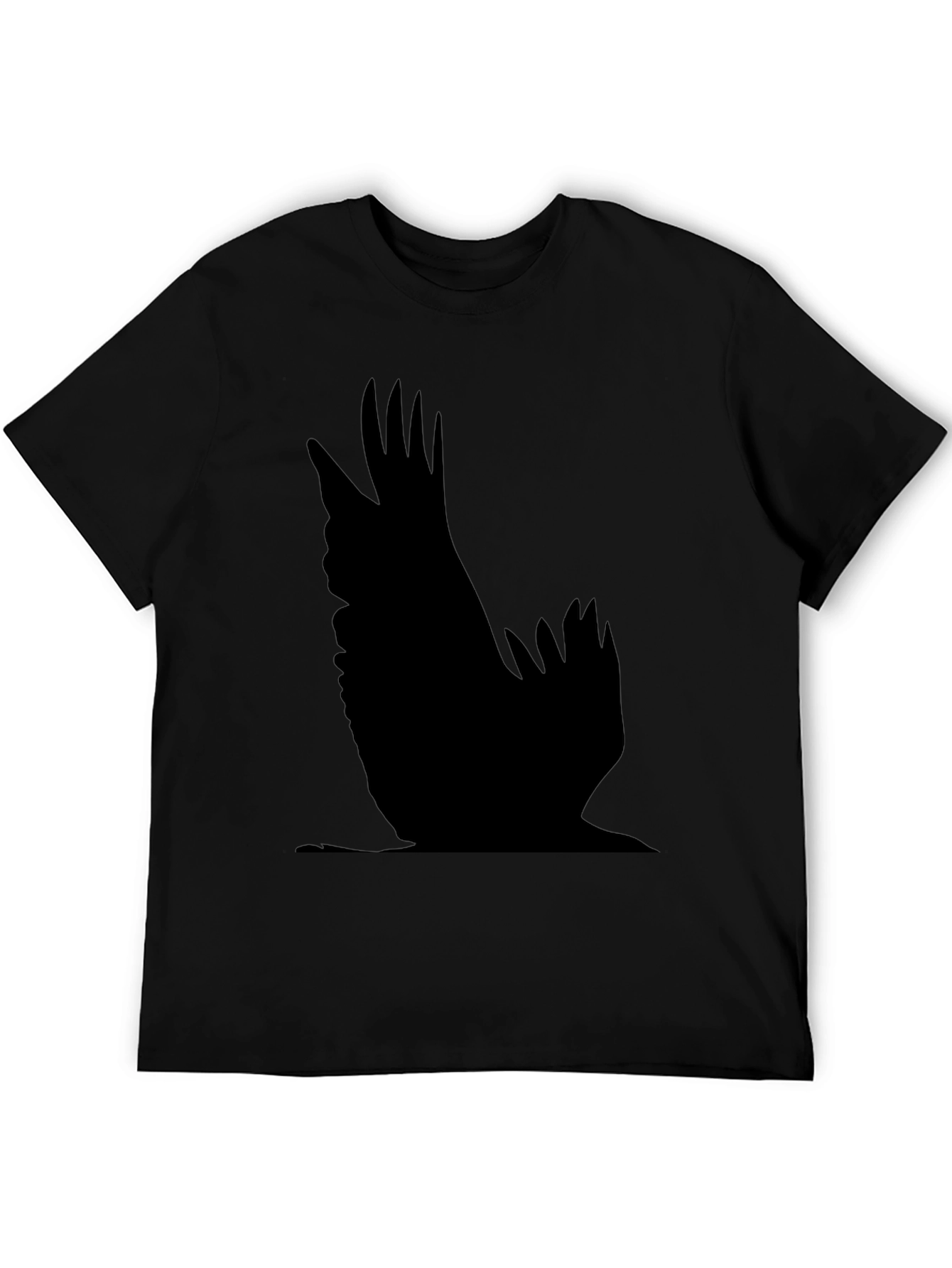 Raven Silhouette Black T-Shirt