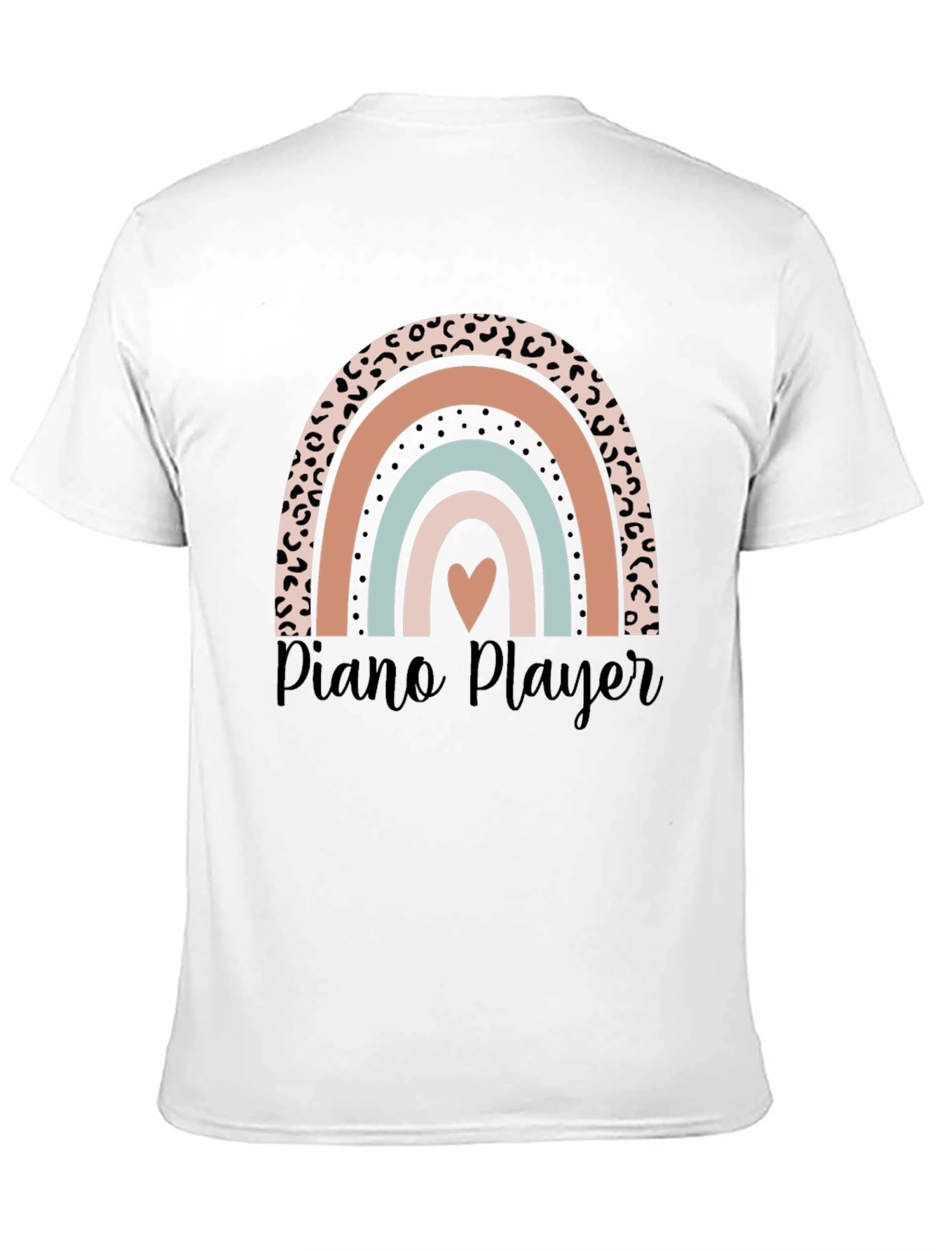 Piano Player Rainbow Graphic Tee - Unisex