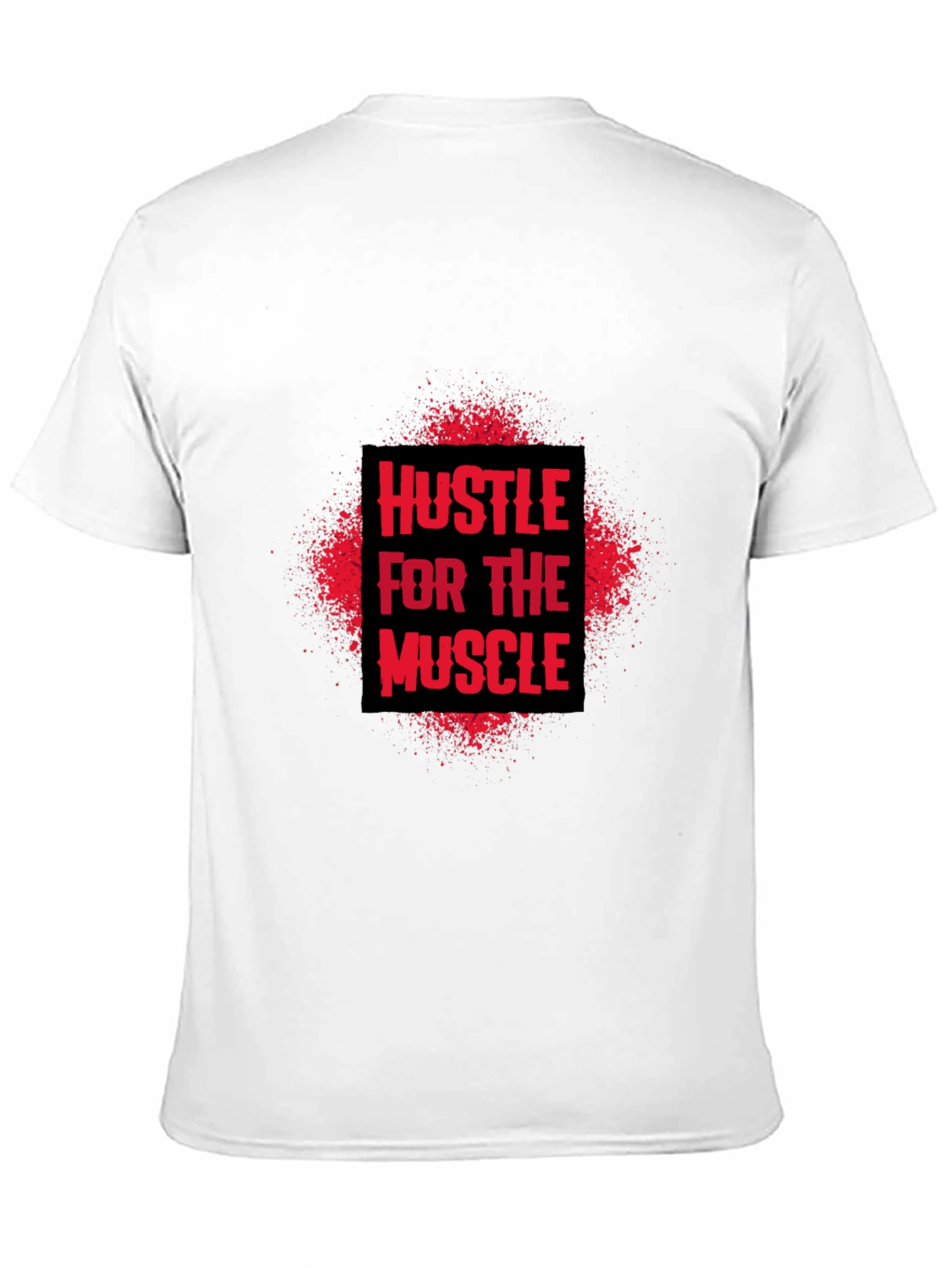 Hustle for the Muscle Graphic T-Shirt - Black