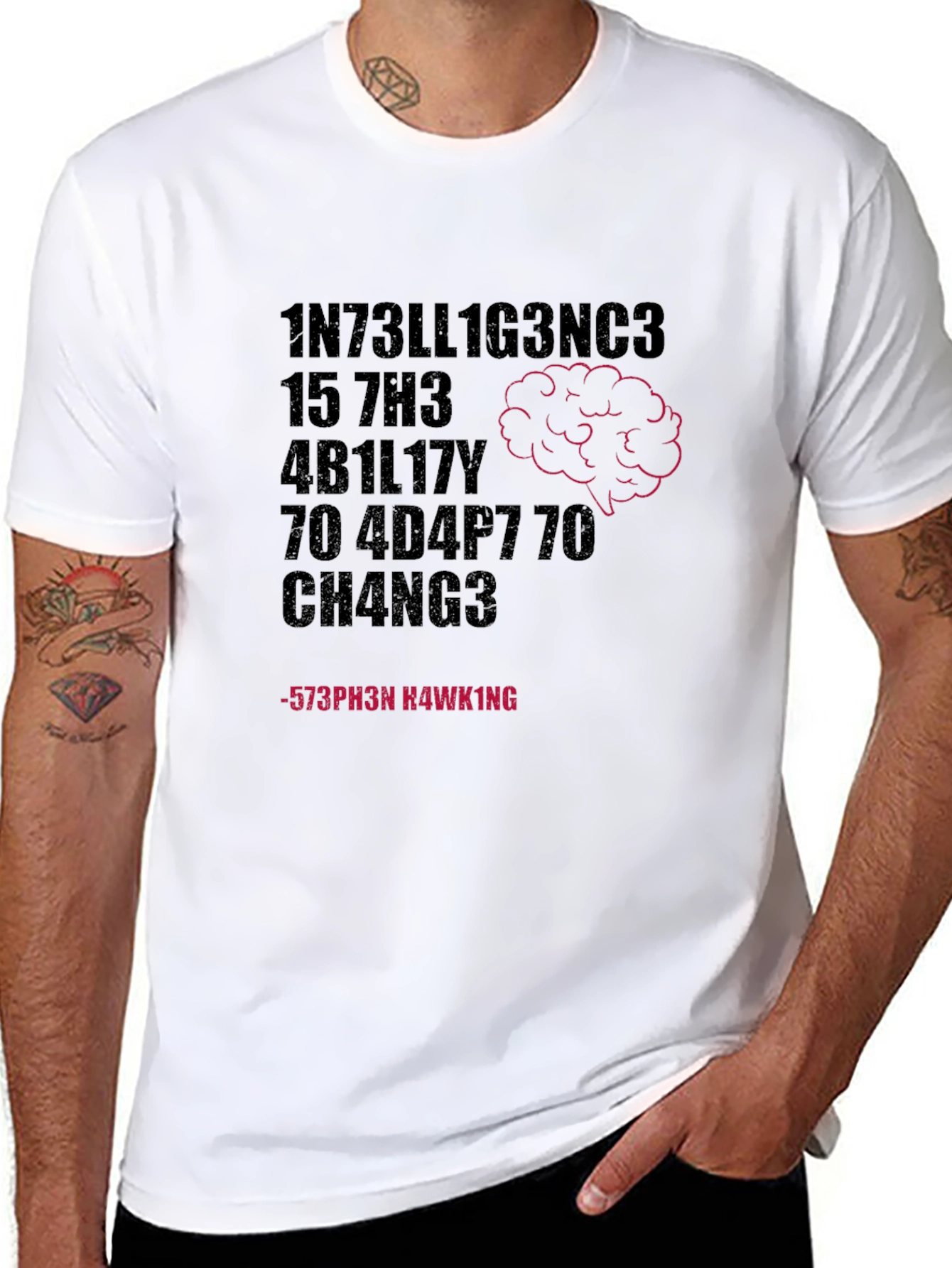 Intelligence Humor Graphic Tee - Smart Genius T-Shirt