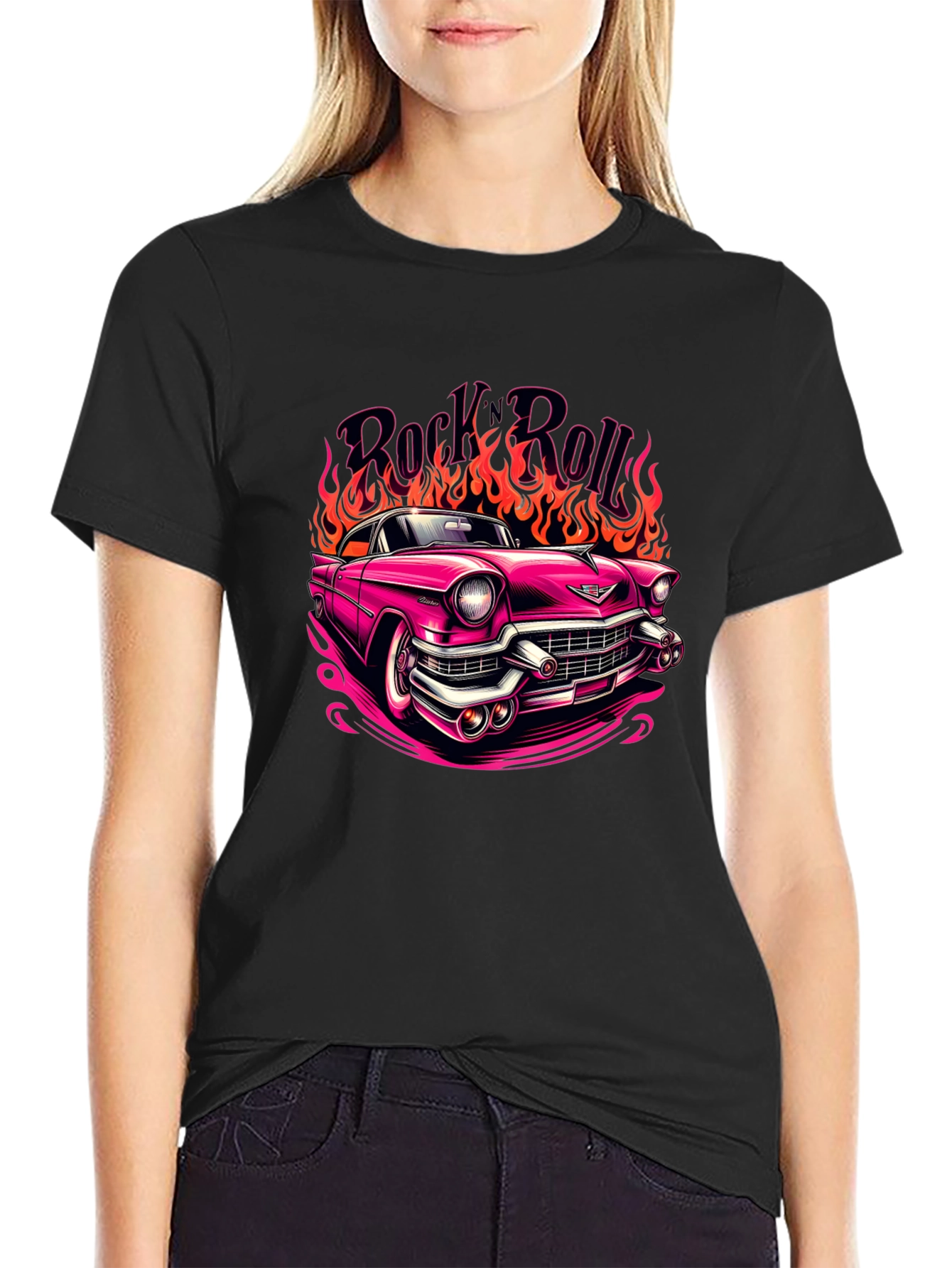 Rock n Roll Cadillac Tee