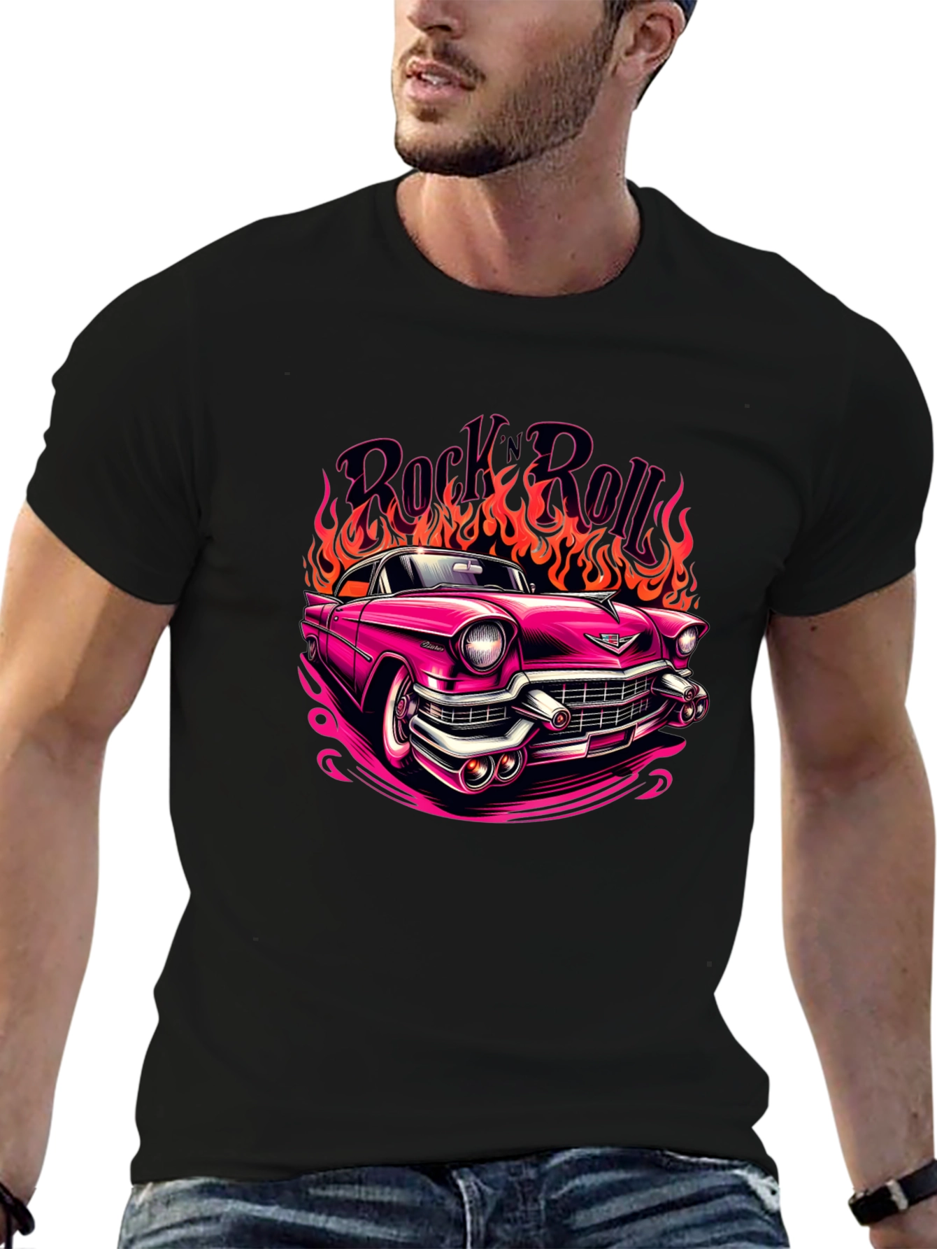 Rock n Roll Cadillac Tee