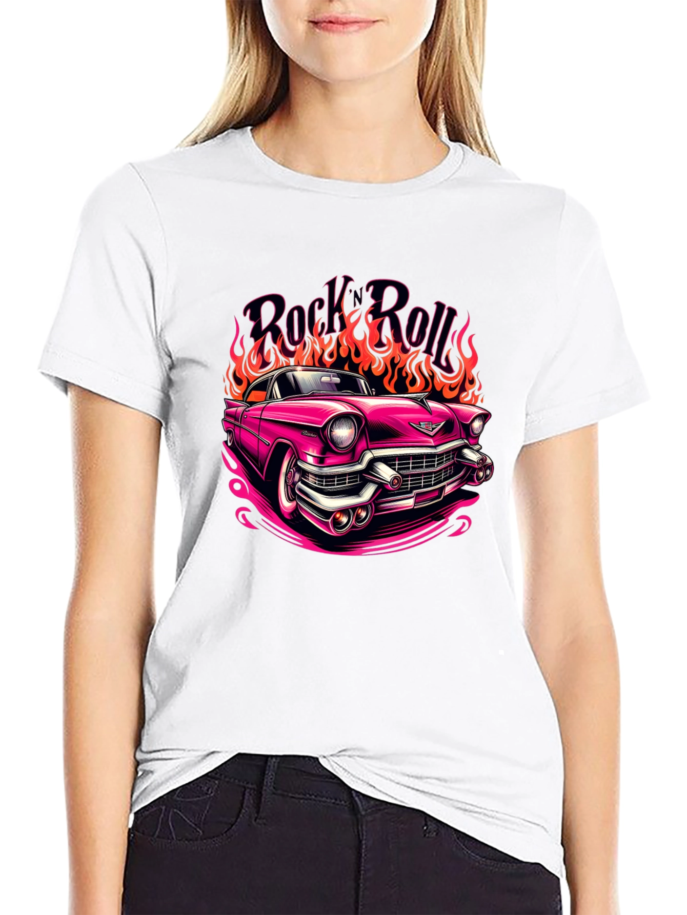Rock n Roll Cadillac Tee