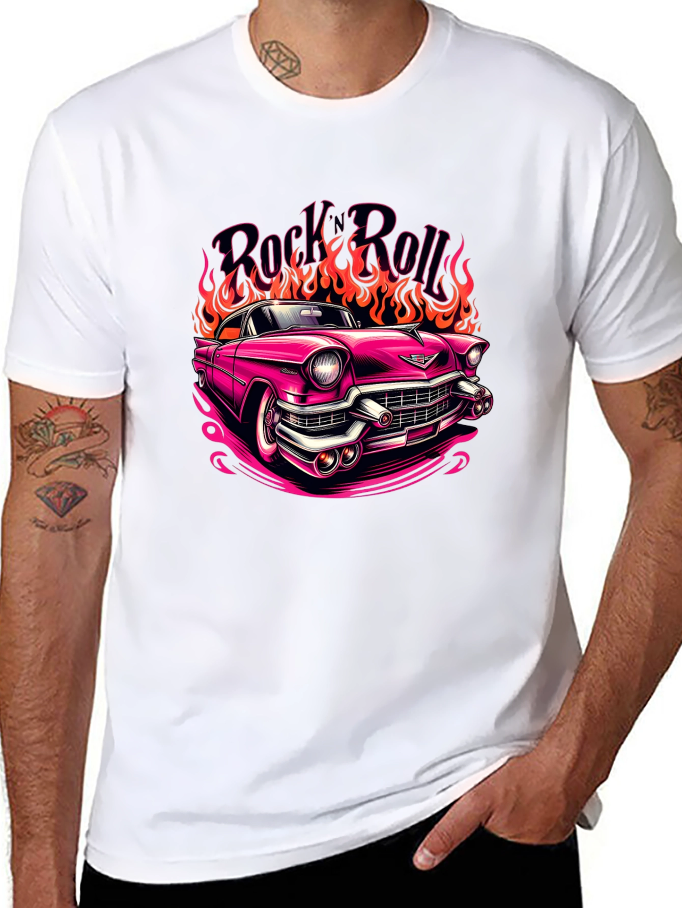 Rock n Roll Cadillac Tee